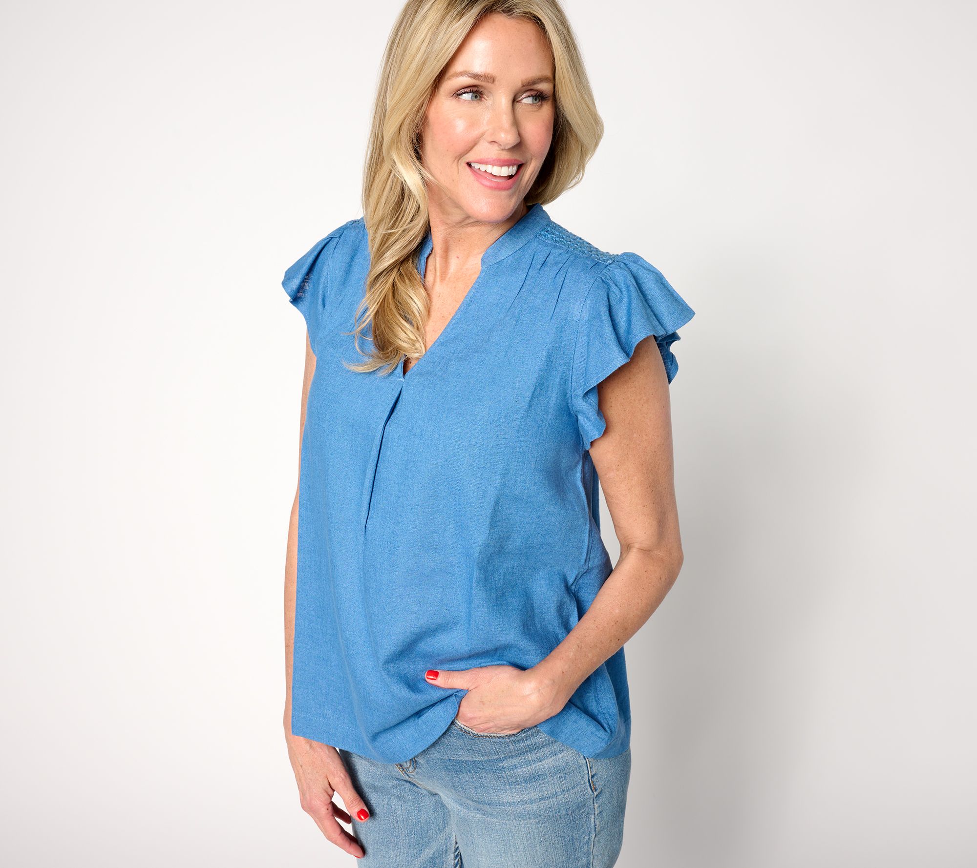 "As Is" Studio Park x Kerstin Lindquist Color Pop Boutique Top