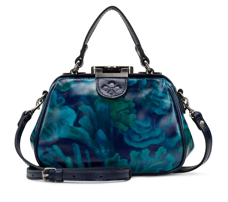 Patricia Nash Antica Leather Frame Floral Bag-Crossbody or Handbag outlet