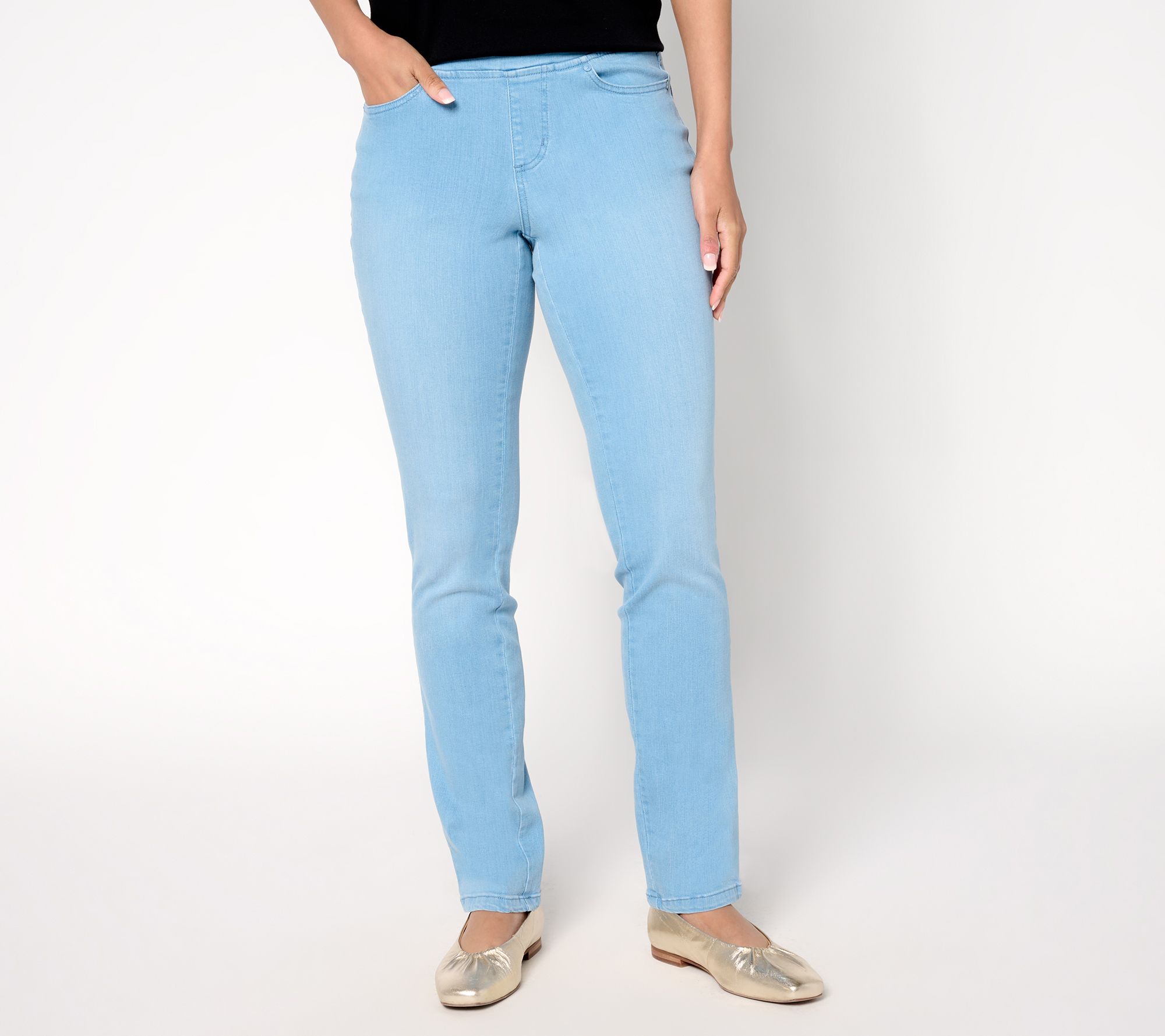 Belle by Kim Gravel Petite TripleLuxe Denim Heart to Heart Jean
