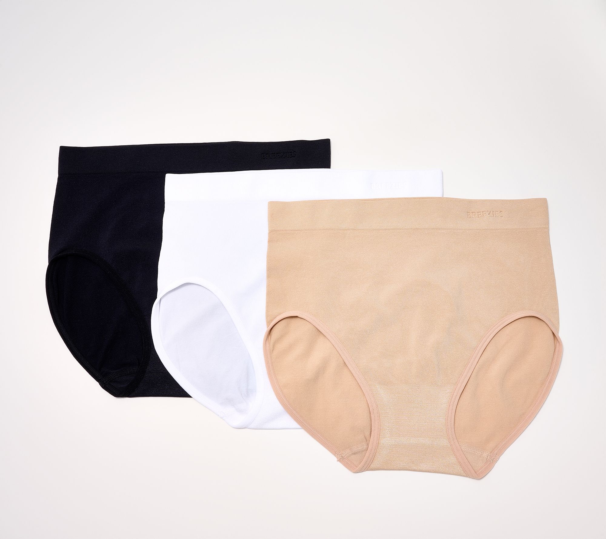 Breezies Invisible Comfort Full Brief Panty Set of 3