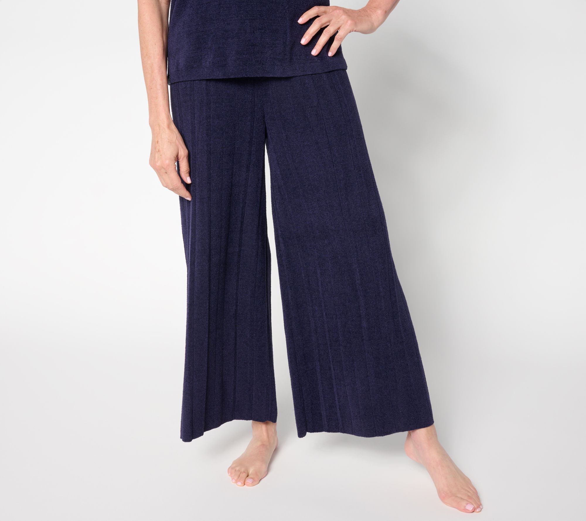 Barefoot Dreams Reg. CozyChic Ultra Lite Palazzo Ankle Pant