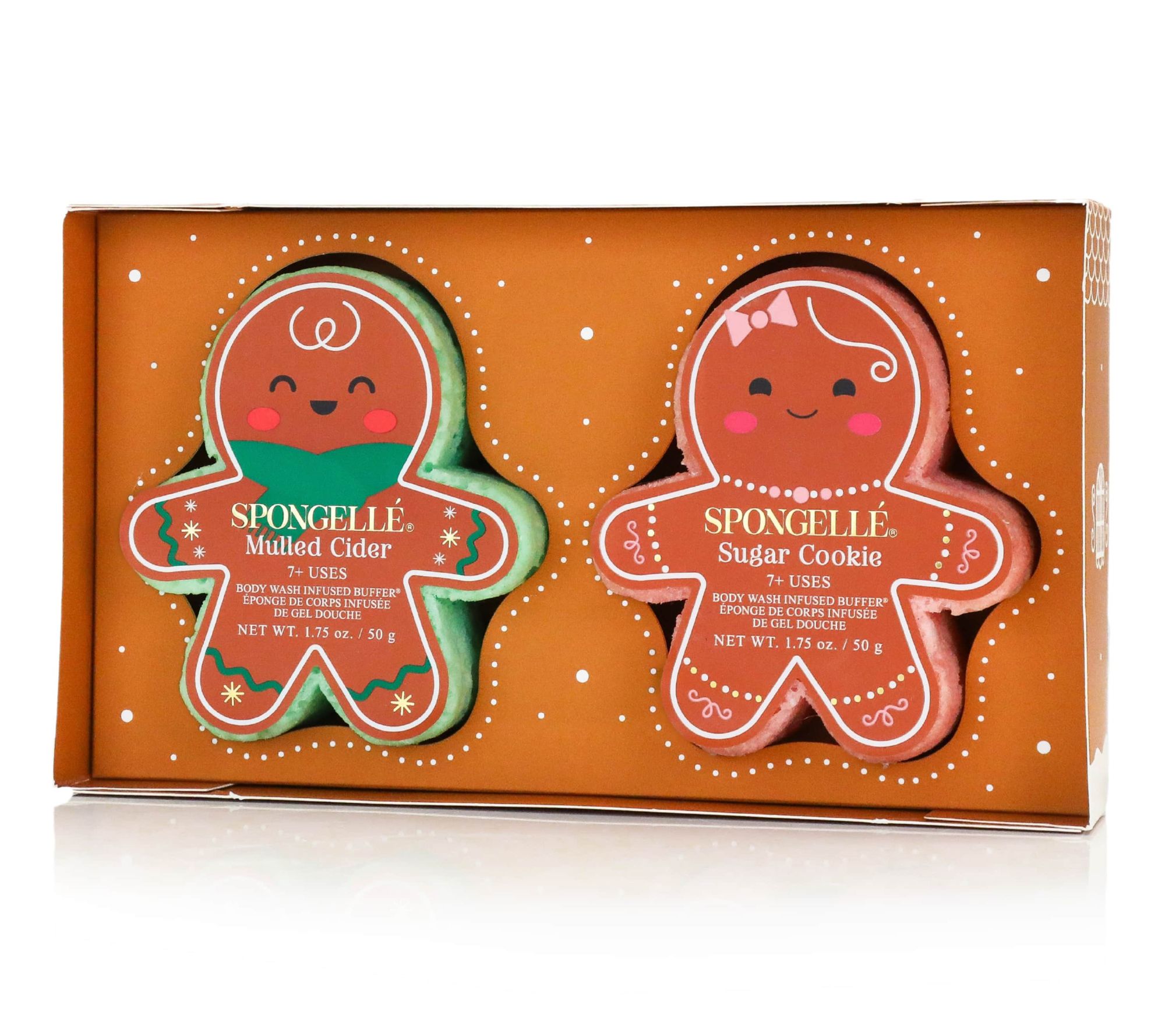 Spongelle Holiday Gingerbread Infused Body Buffer Gift Set