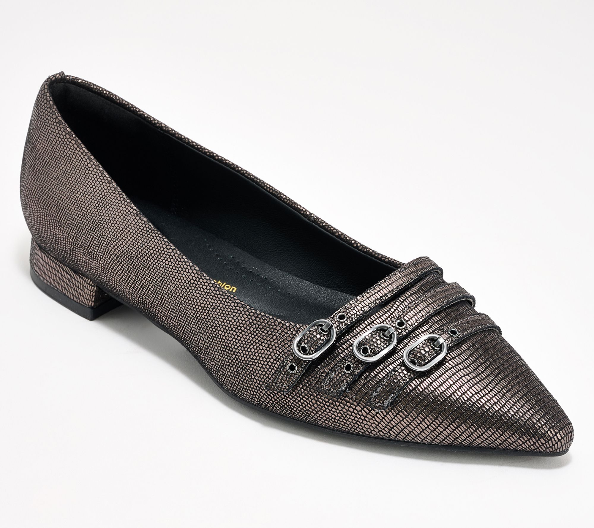 Clarks Signature Leather Flats - Sensa15 Strap