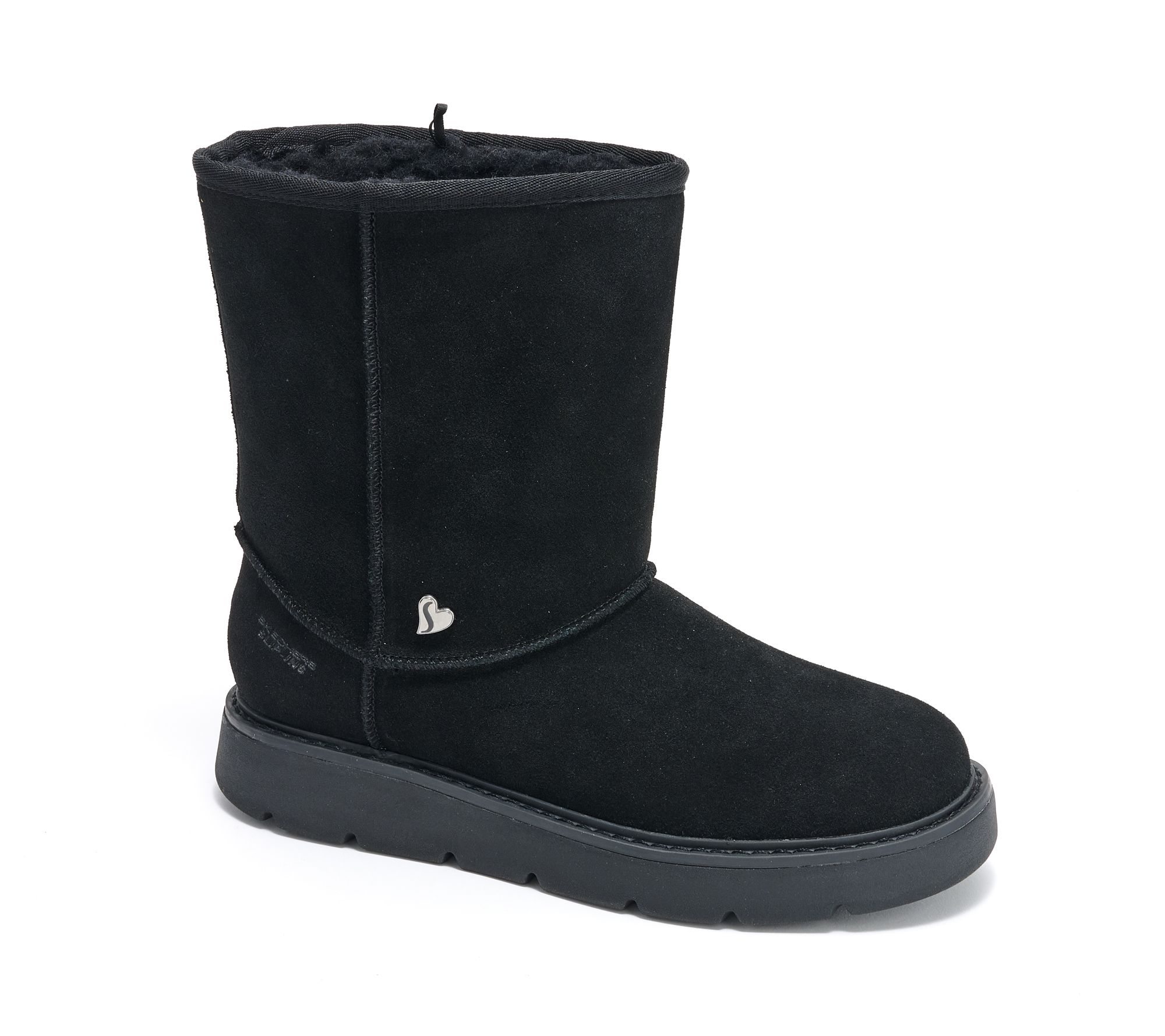 Skechers Slip-ins Keepsakes Cozy Water Repellent Suede Boots