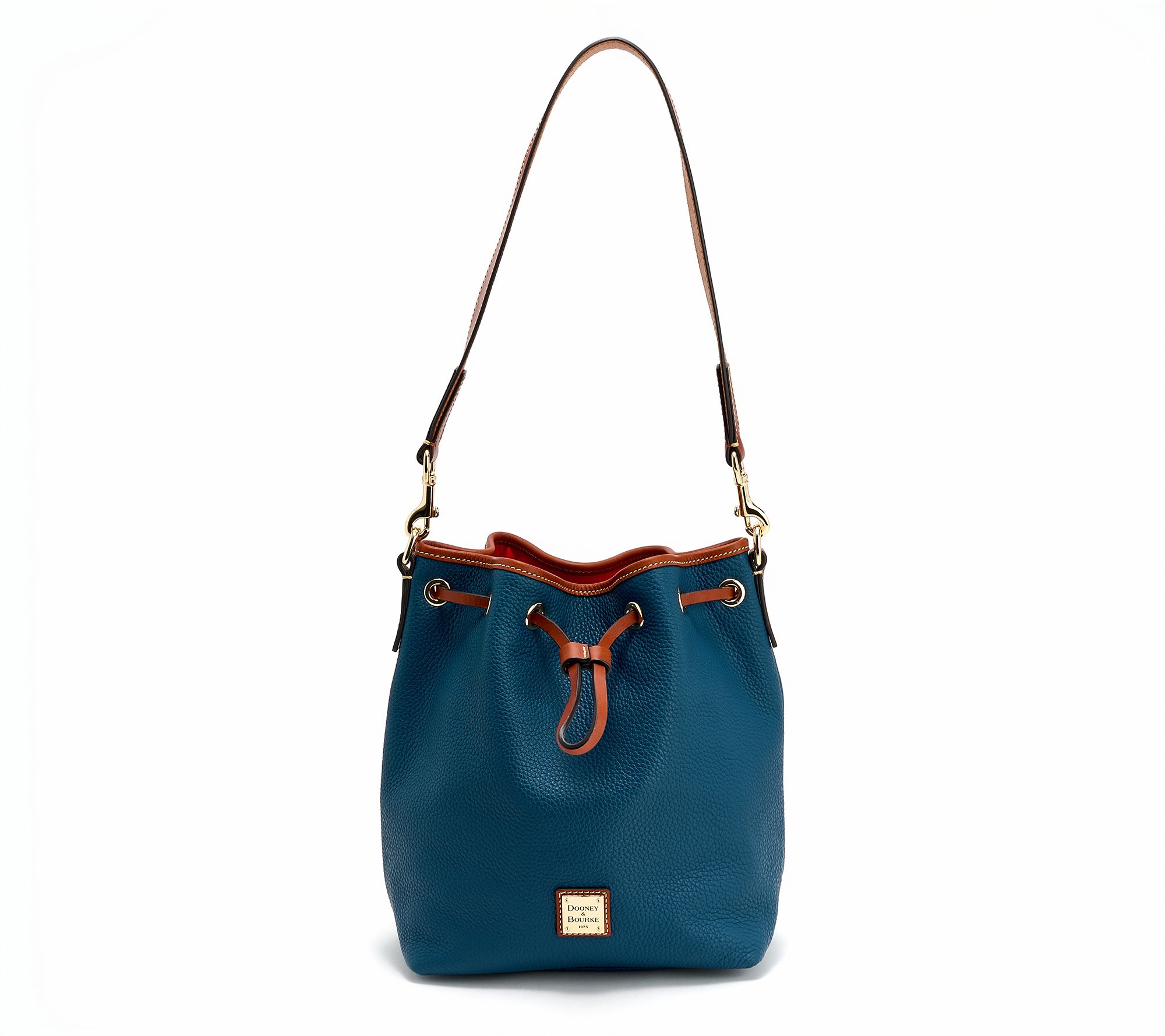 Dooney & Bourke Pebble Leather Drawstring Bag