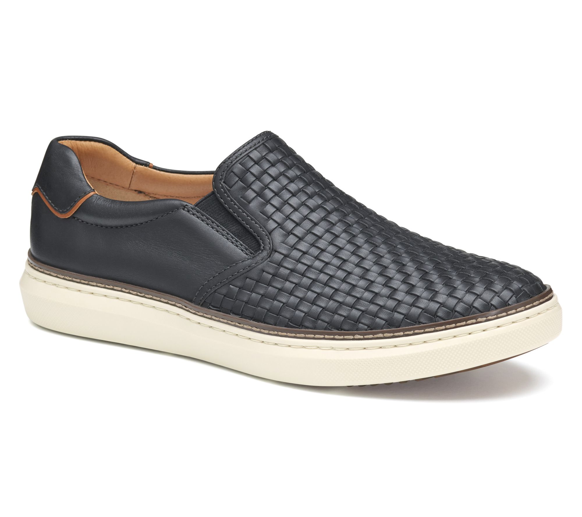 Johnston & Murphy Mcguffey 2 Woven Leather Slip-On
