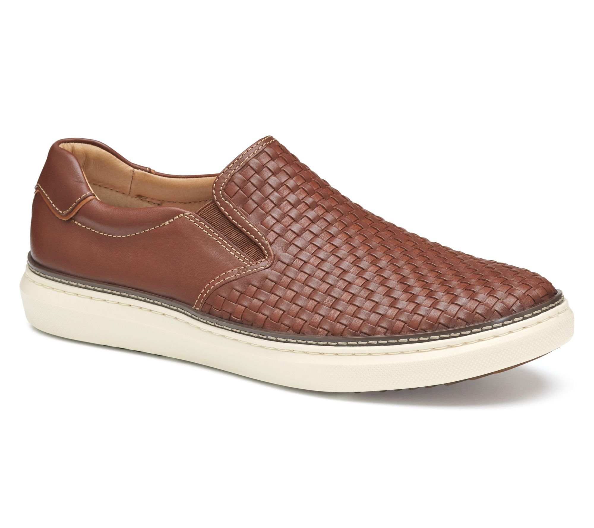 Johnston & Murphy Mcguffey 2 Woven Leather Slip-On