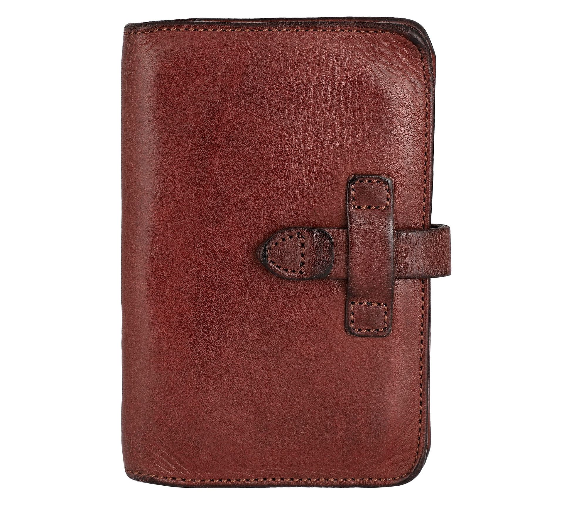 Old Trend Leeds Bi-fold Leather Passport and Card Holder