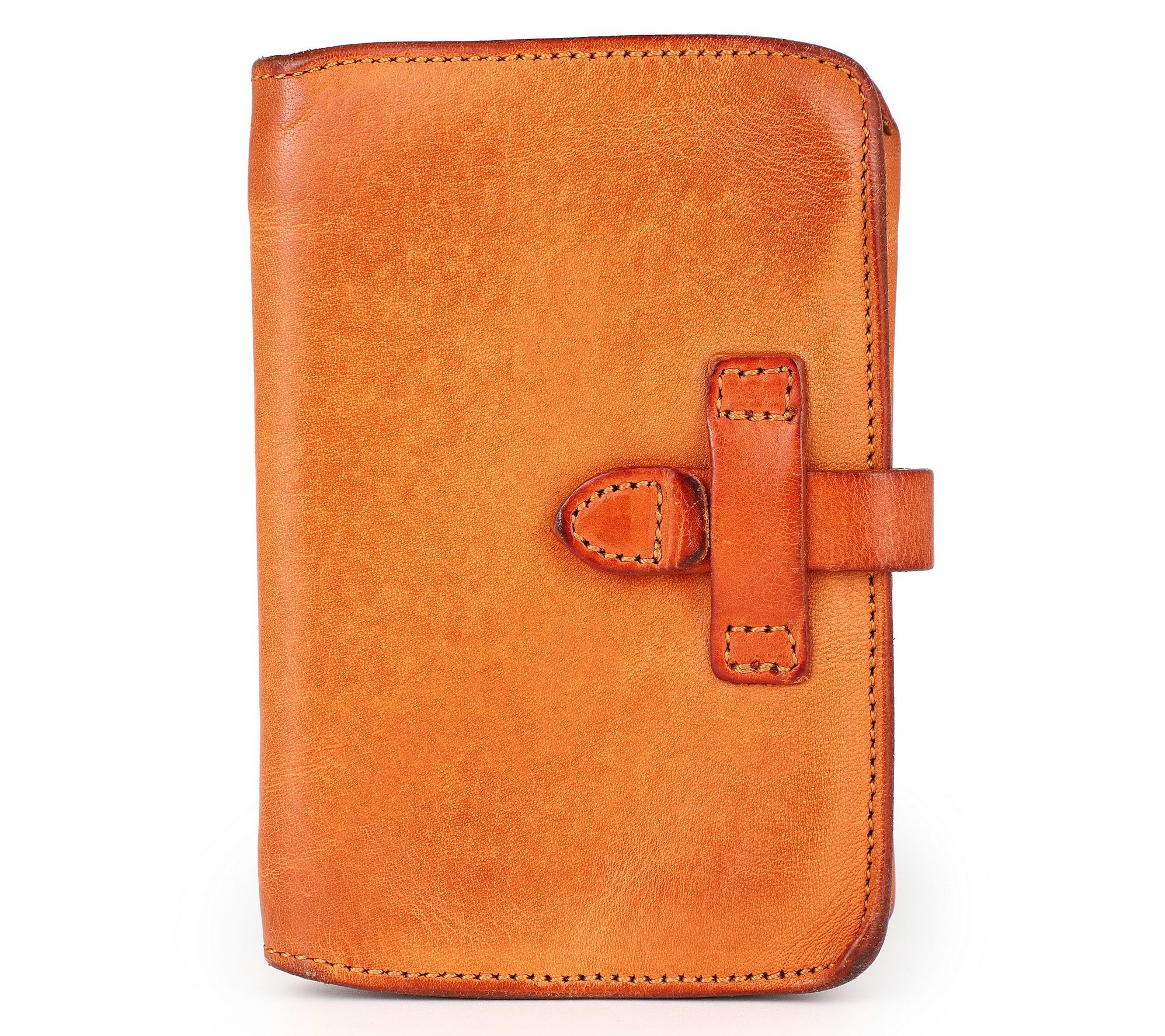 Old Trend Leeds Bi-fold Leather Passport and Card Holder