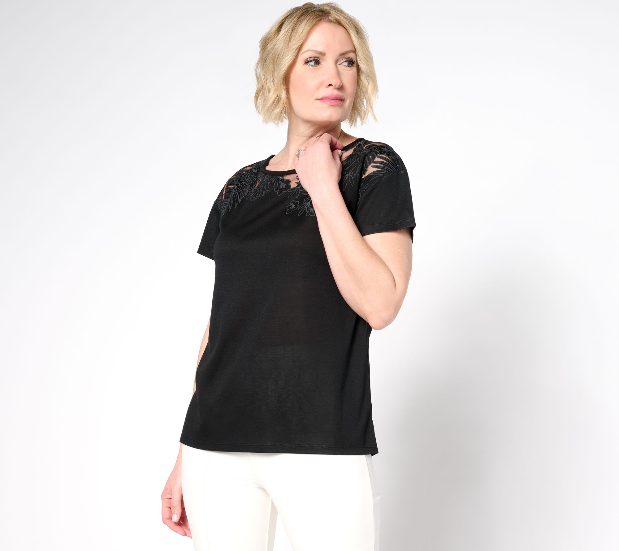 "As Is" BEAUTIFUL by Lawrence Zarian The Denise Burnout Shirt