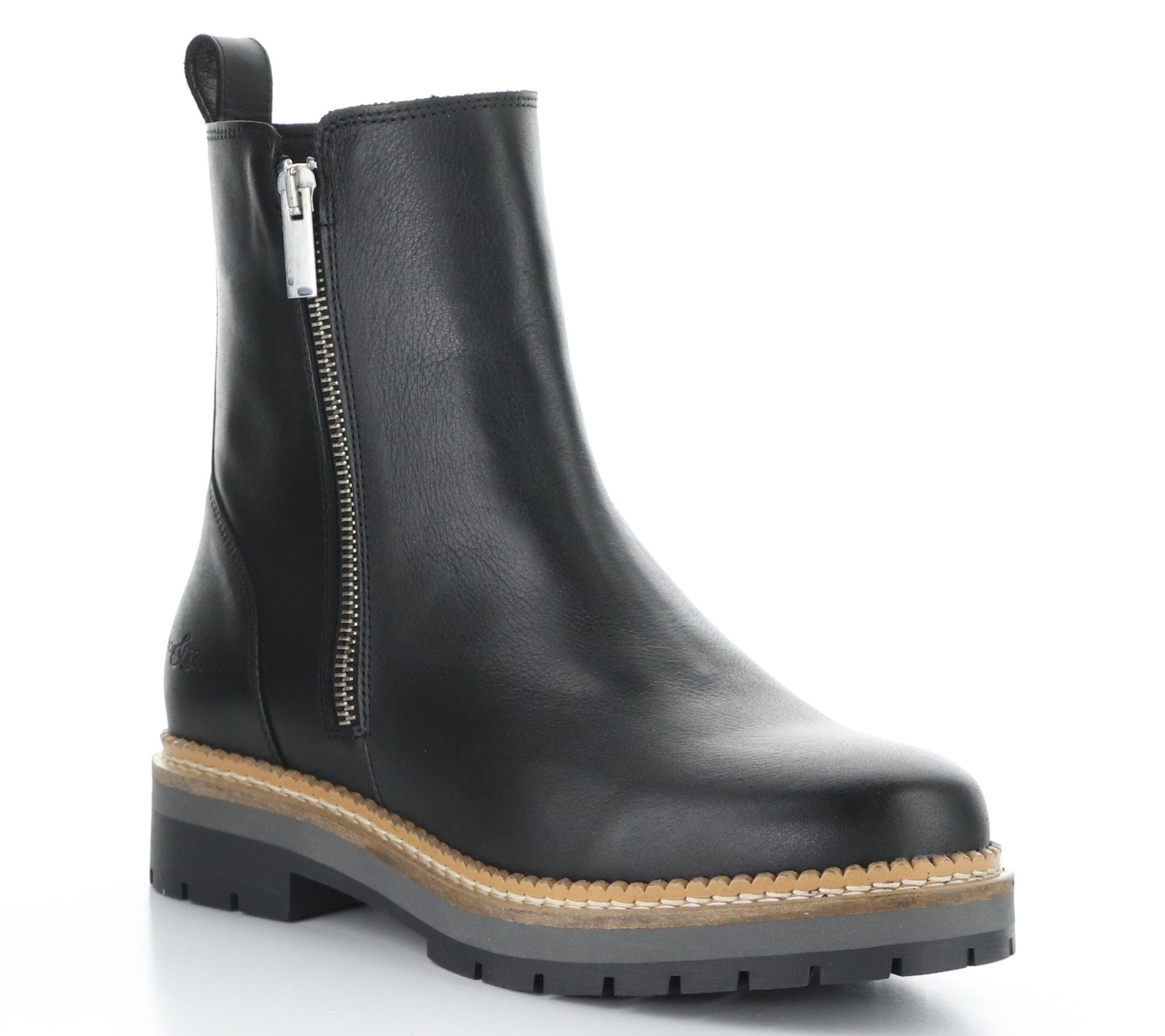 Bos. & Co. Winter Leather Side Zip Boot - Among
