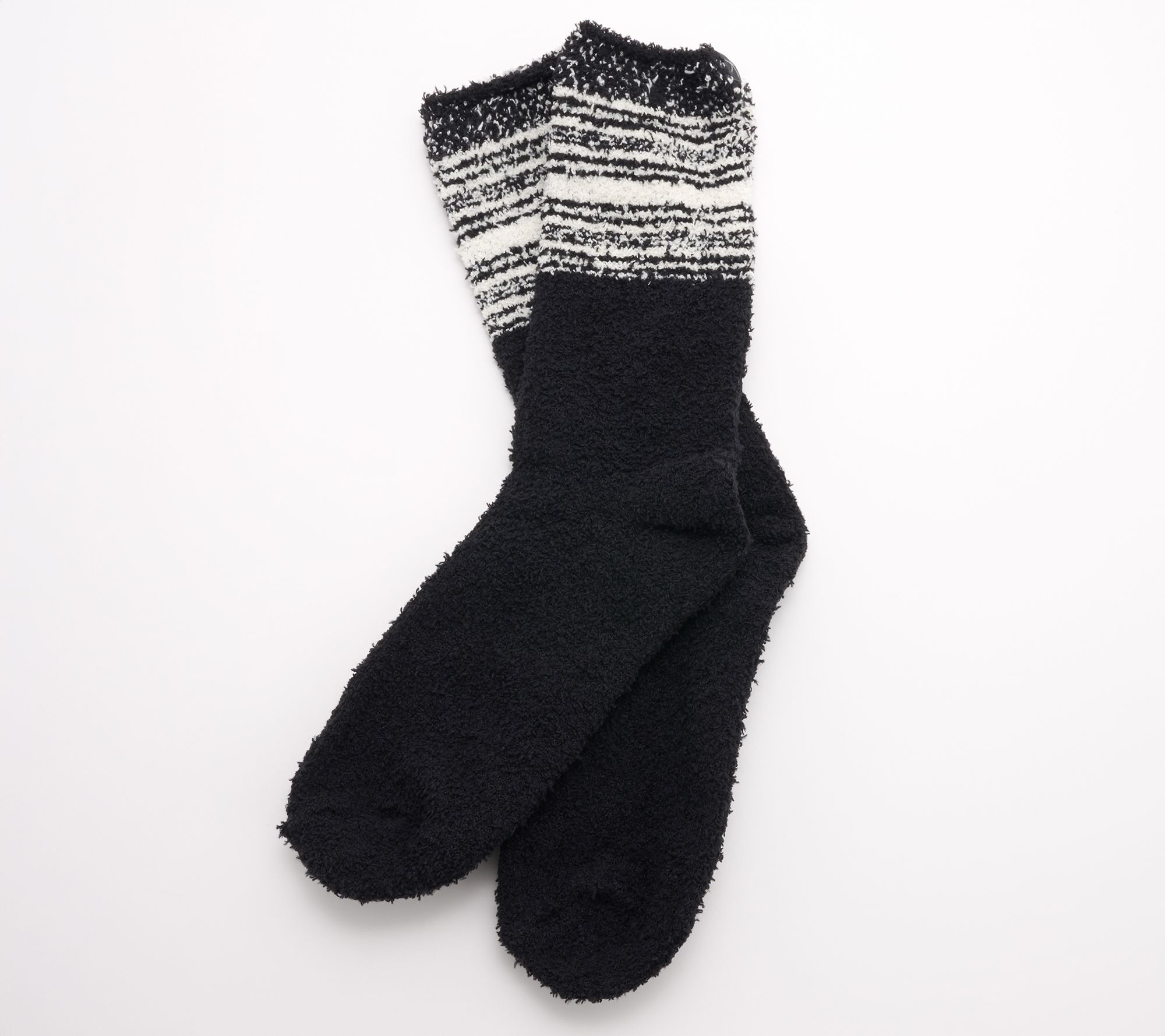 "As Is" Barefoot Dreams CozyChic Variegated Stripe Socks