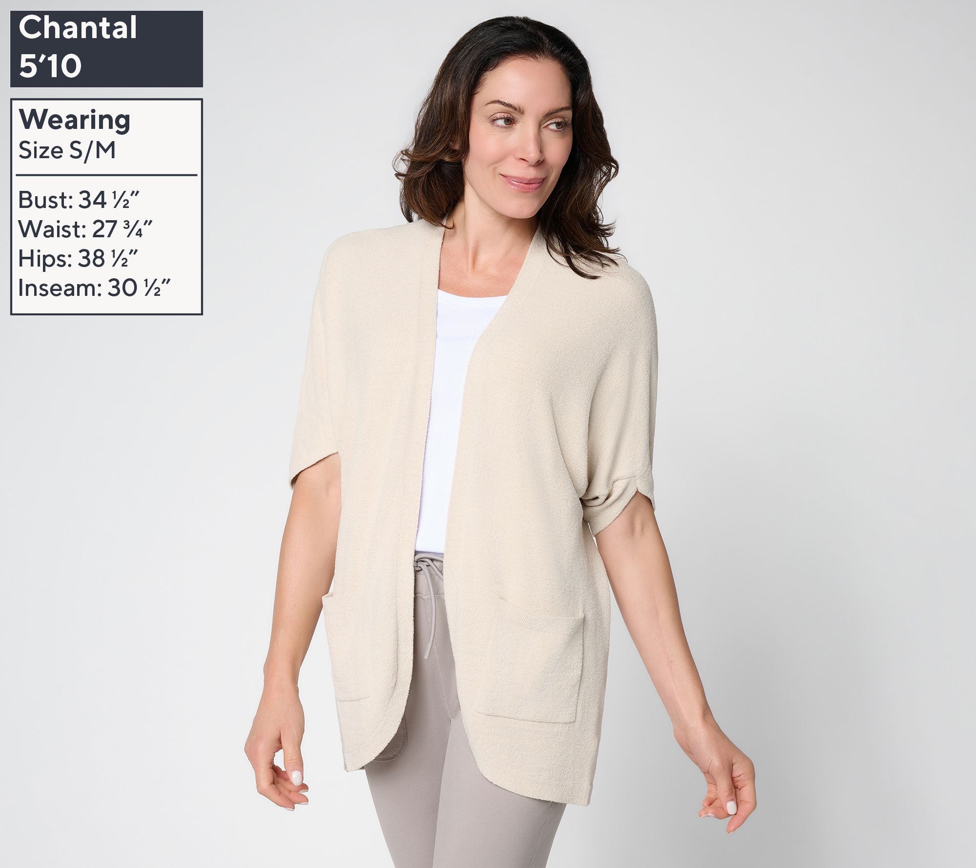アンスリード 23AW QUILTING COCOON BZ ブルゾン Barefoot Dreams CozyChic Ultra Lite Cocoon Cardigan - QVC.com