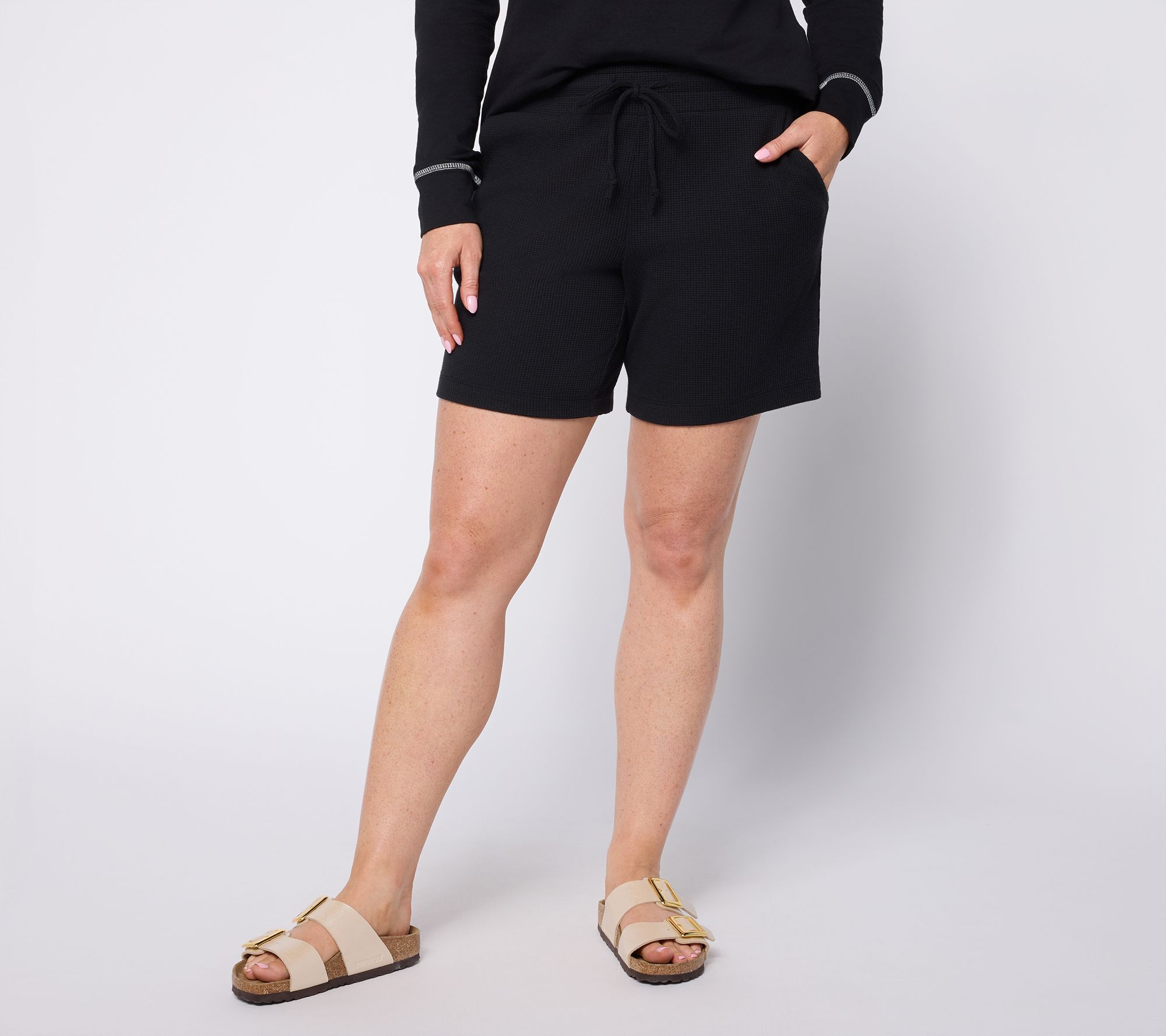 Belle by Kim Gravel Baby Waffle 7" Short