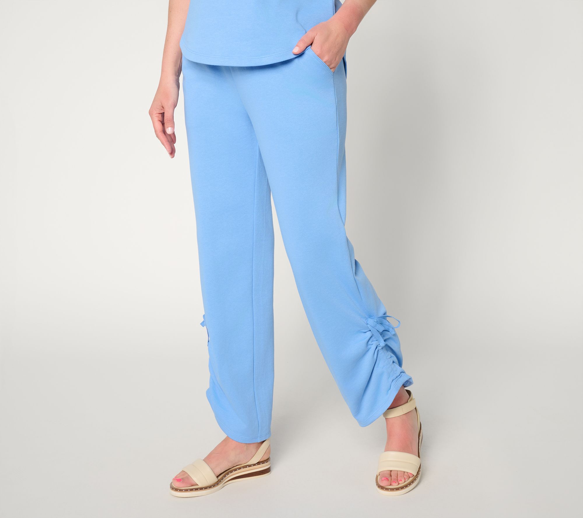 Me Time by Jennie Garth Regular Drawstring Hem Knit Pants