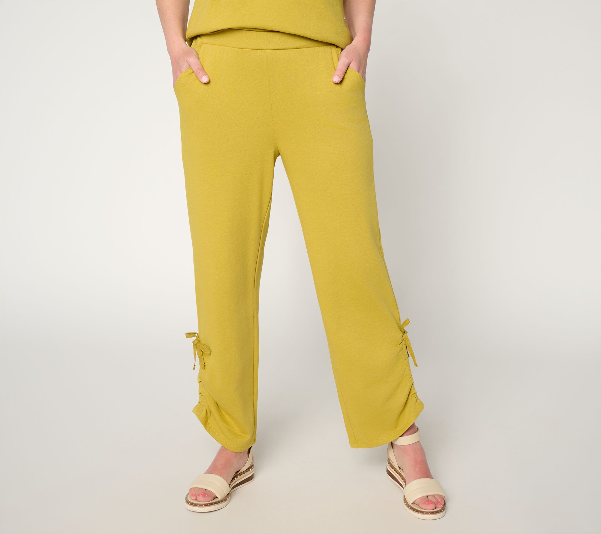 Me Time by Jennie Garth Regular Drawstring Hem Knit Pants