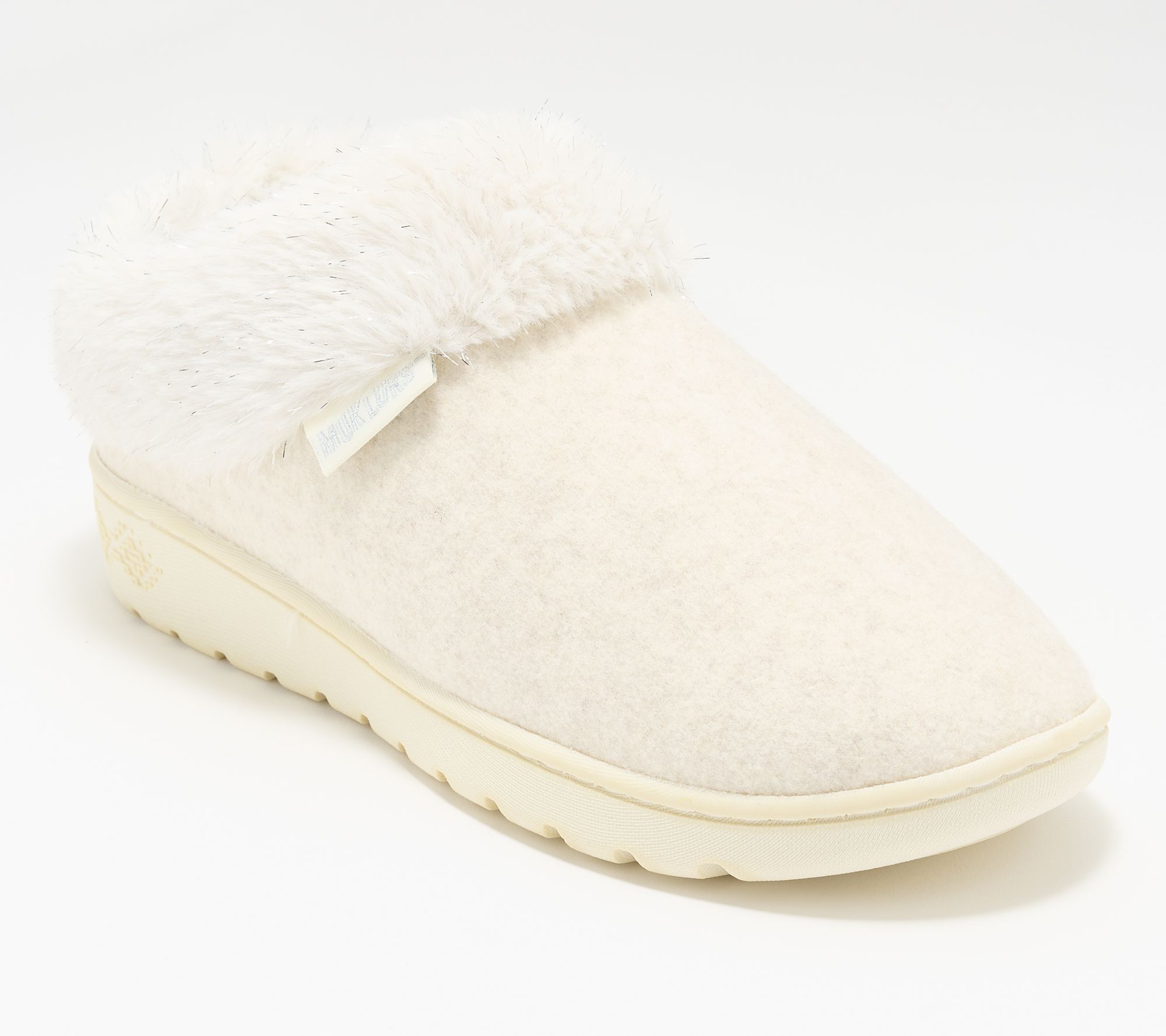 "As Is" MUK LUKS Cozy Slippers w/Faux Fur Lining - Nony Ann