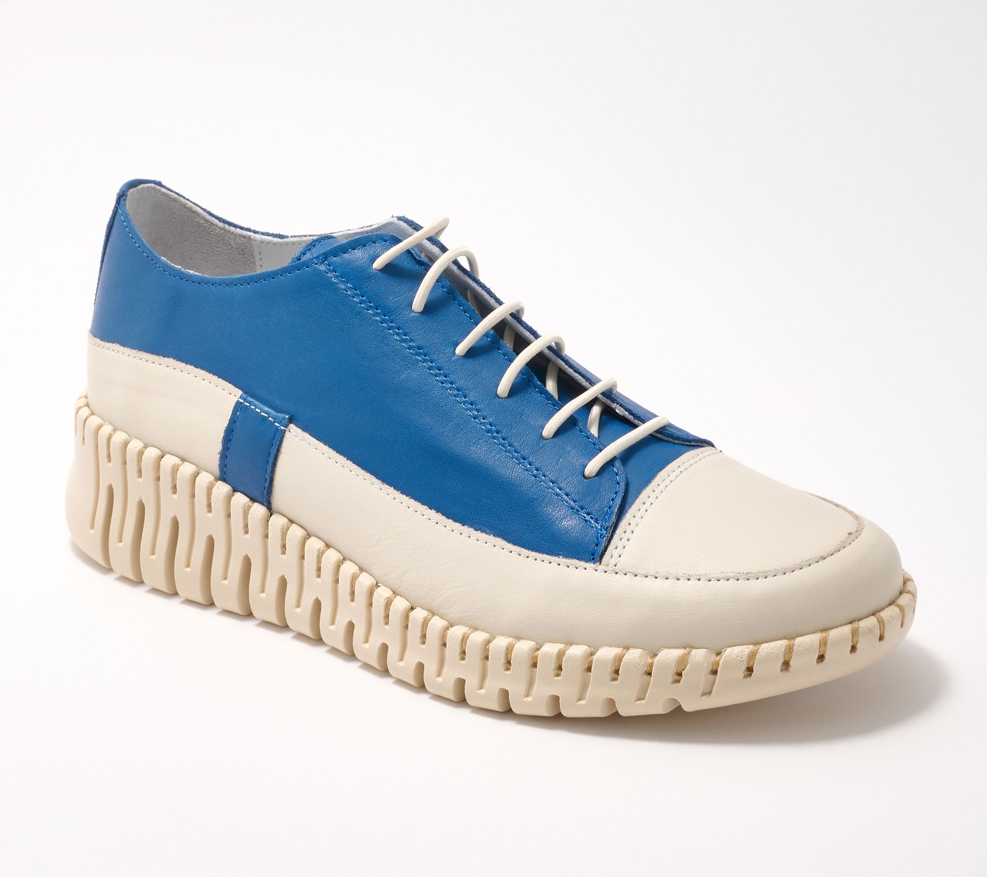 Spring Step Leather Casual Sneakers - Surana