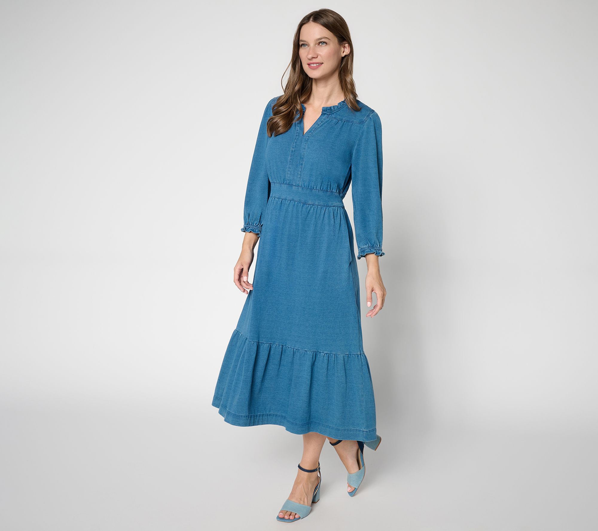 belt on denim dress Alice Halter Mini 24% Polyester Hazel Embellished Denim Dress Color:Coffee Gold Brocade disney princess