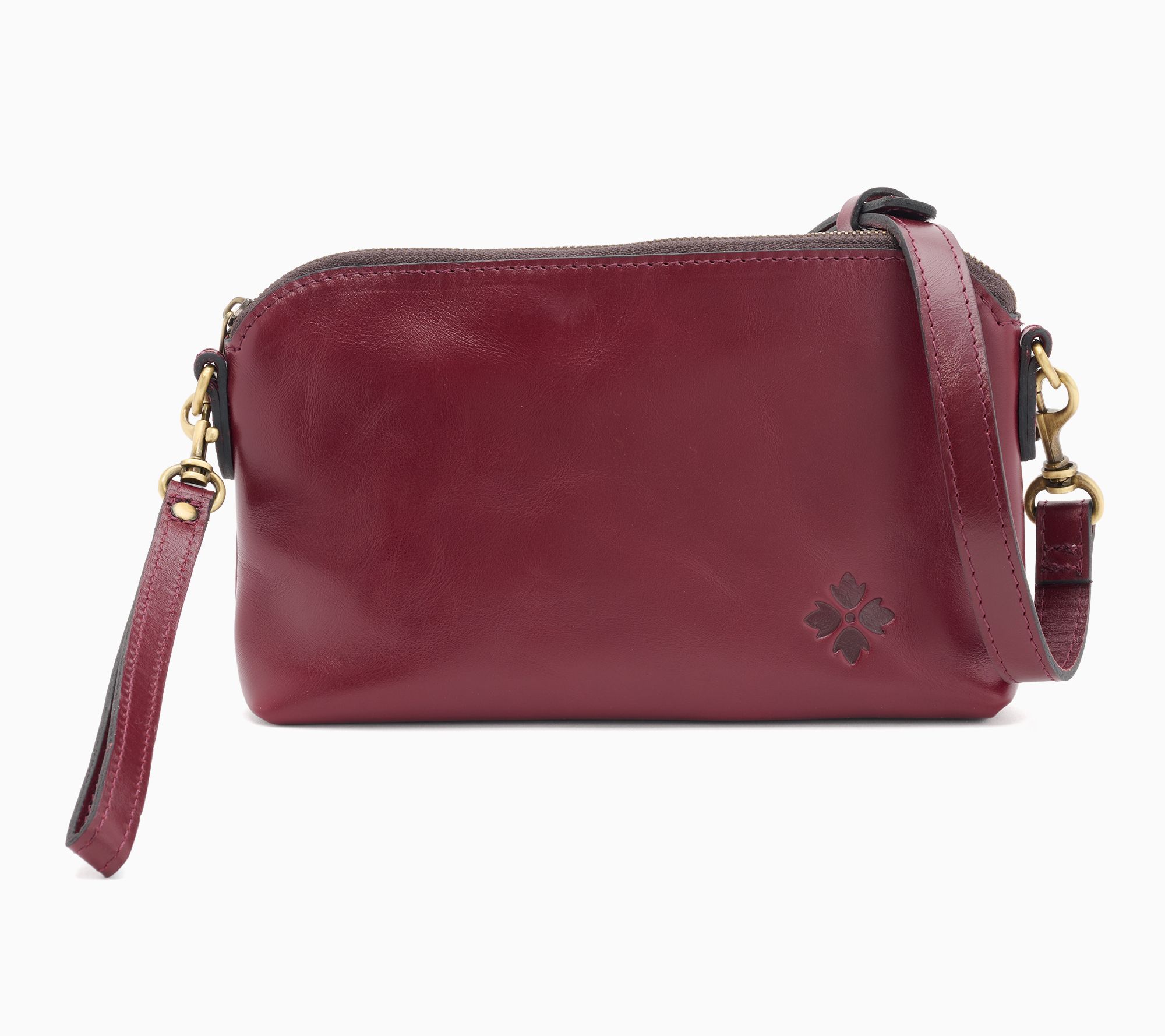Patricia Nash Sevran Leather Crossbody with Tassel