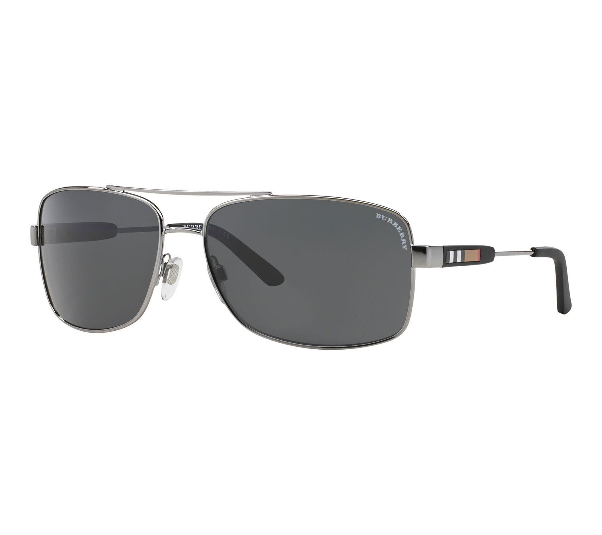 Burberry BE3074 Sunglasses - Gunmetal/Grey