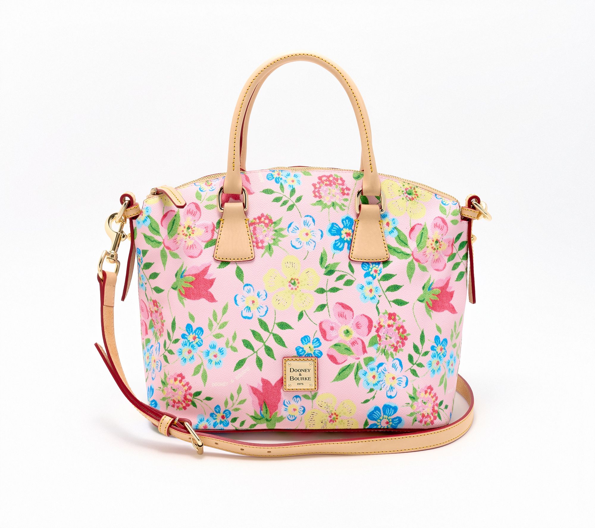 "As Is" Dooney & Bourke Garden Floral Domed Satchel