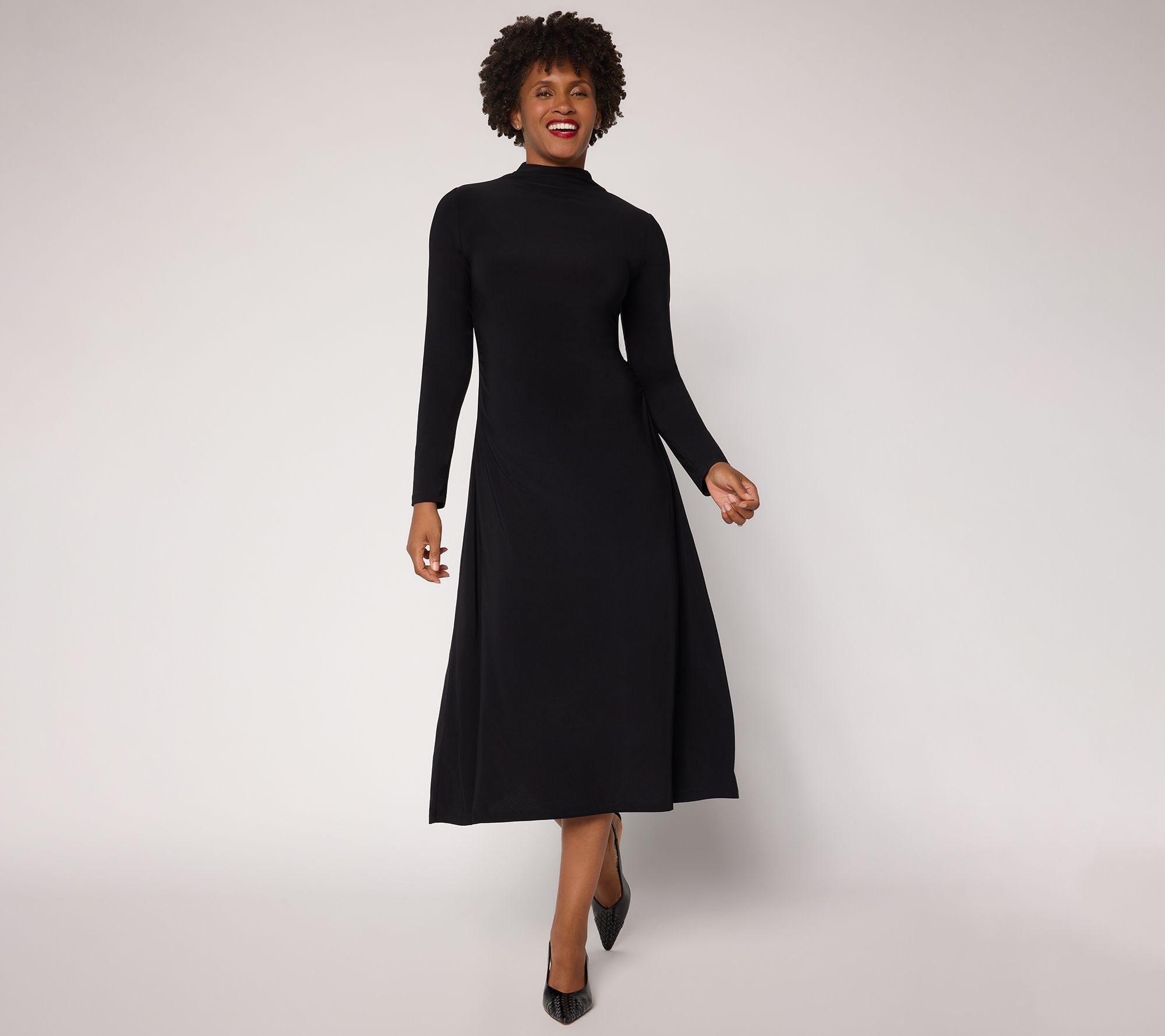 Women with Control Regular Como Jersey Booty Sculpt Midi Dress