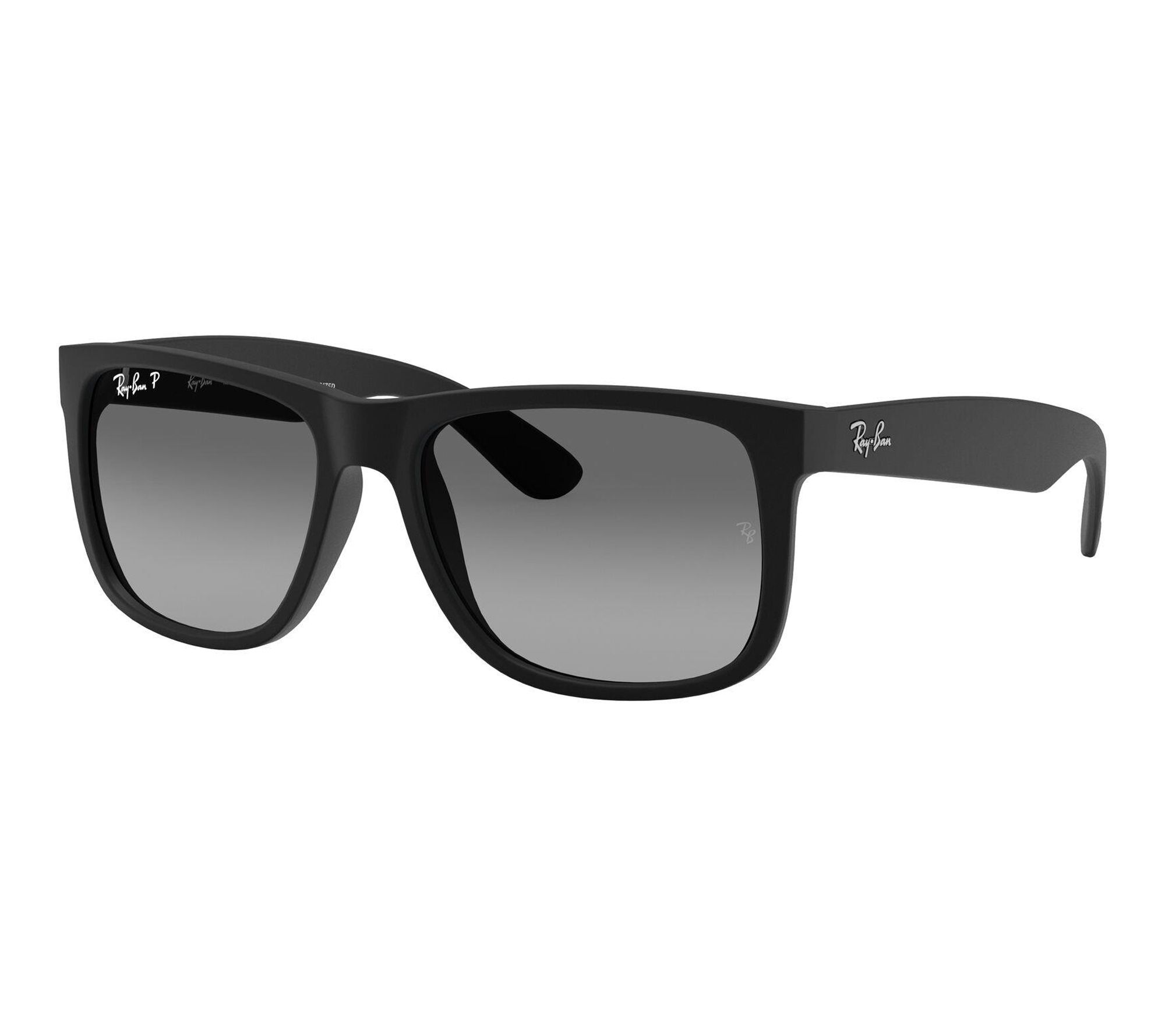 Ray-Ban Polarized Justin Classic Sunglasses- Ma teBlack-55mm