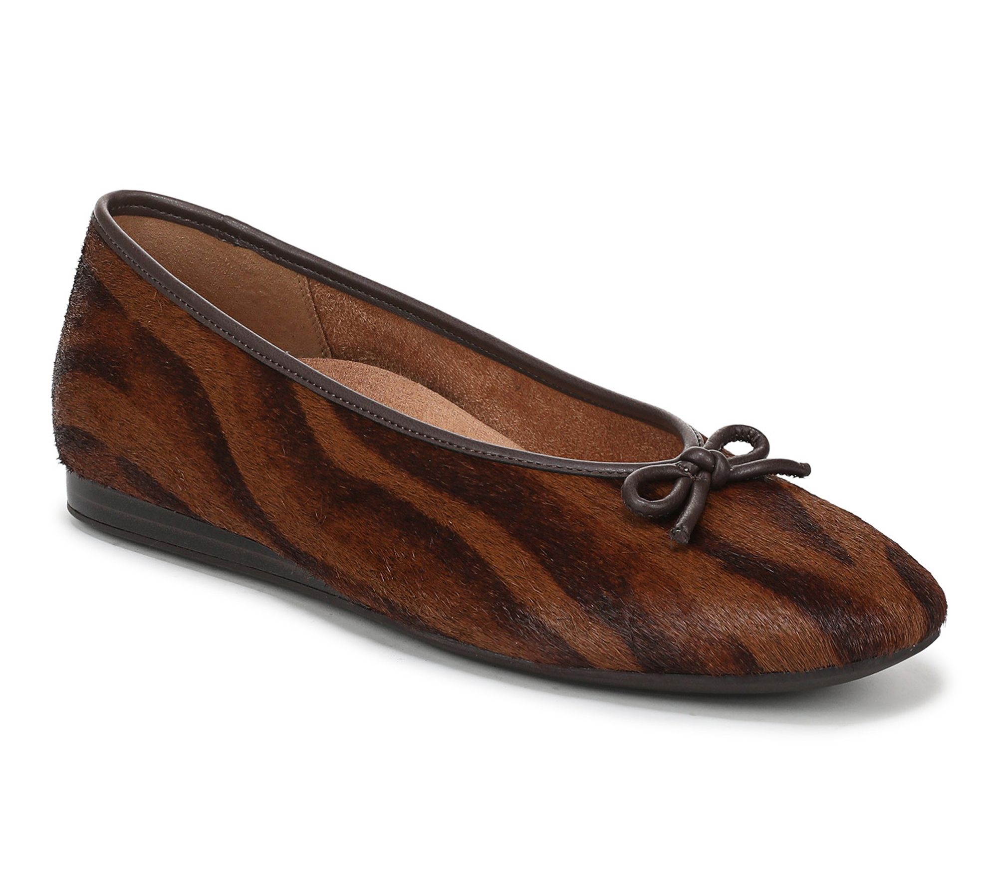 Vionic Larissa Ballerina Flat - Cow Hair