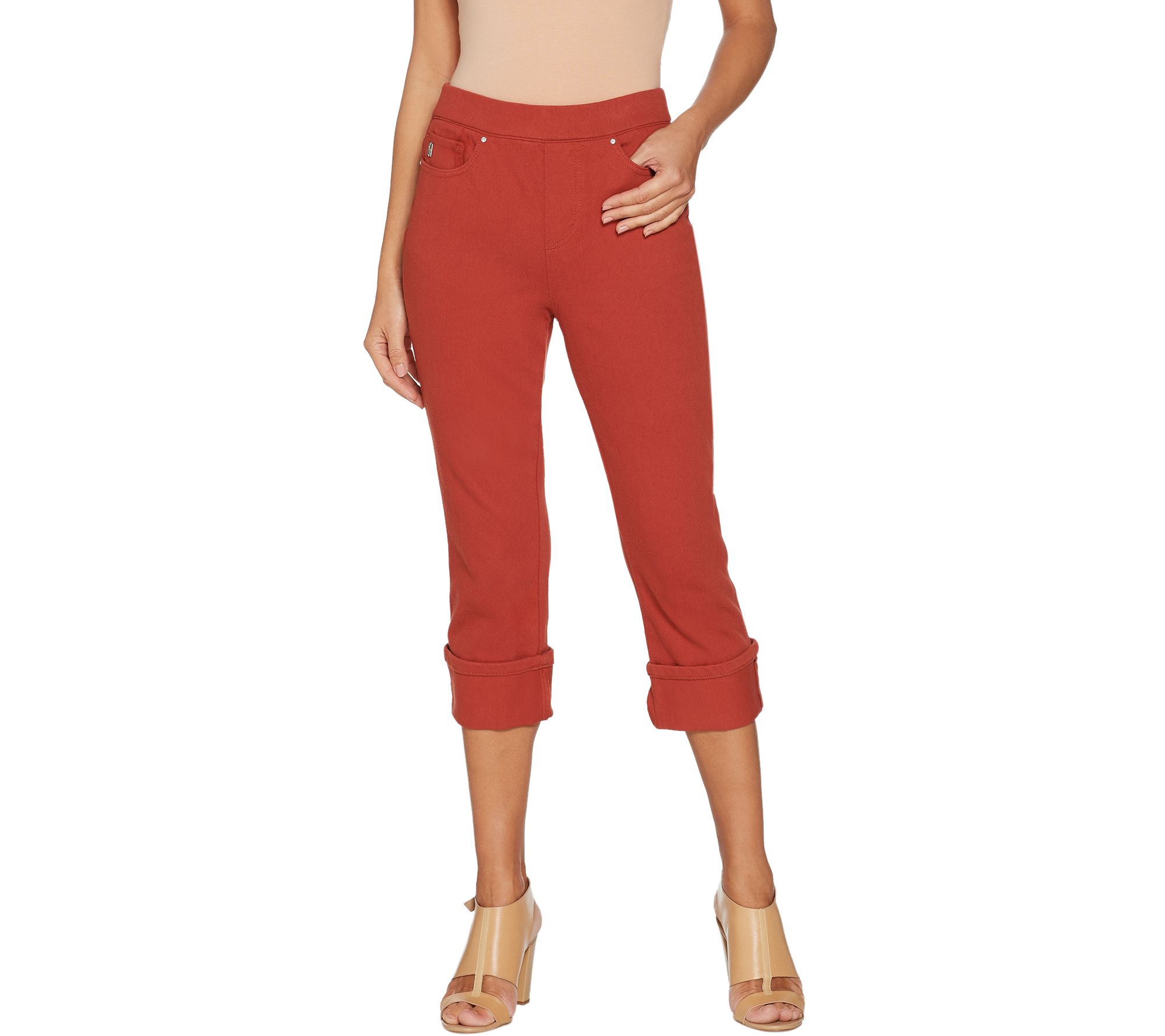 qvc kim gravel capri pants