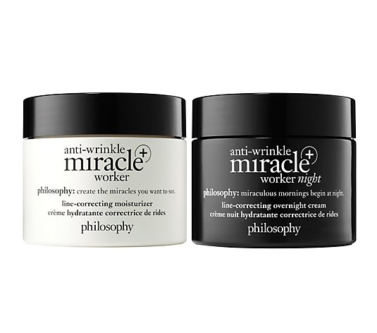 philosophy anti-wrinkle miracle worker plus super-size am/pm duo