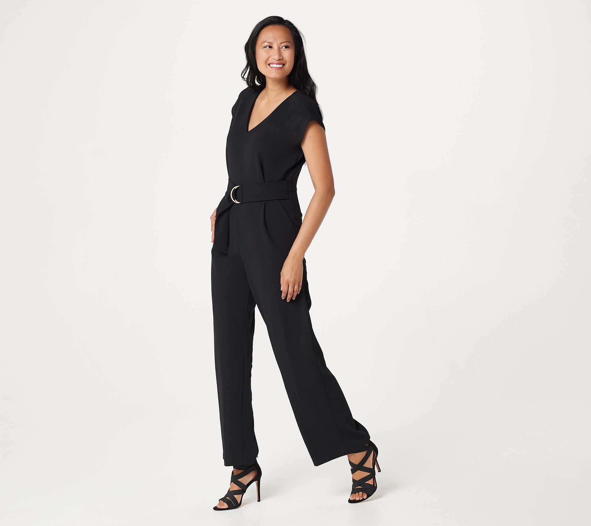 Bishop + Young Full Length D-Ring Belted Jumpsuit