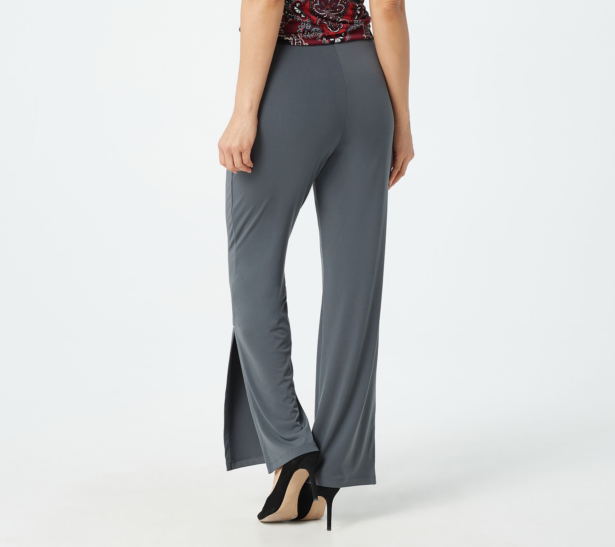 susan graver liquid knit pants with pockets