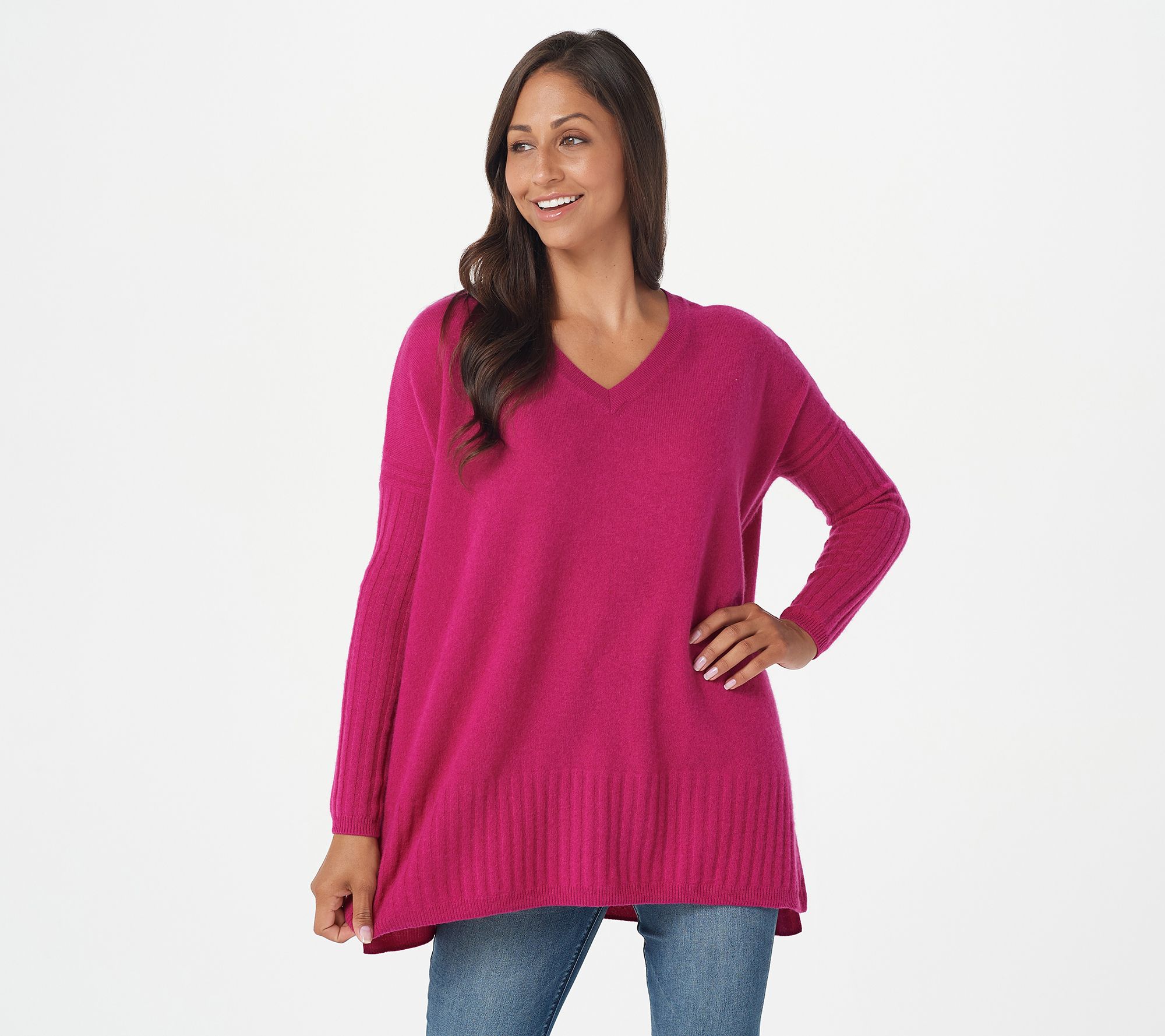 naadam v neck sweater