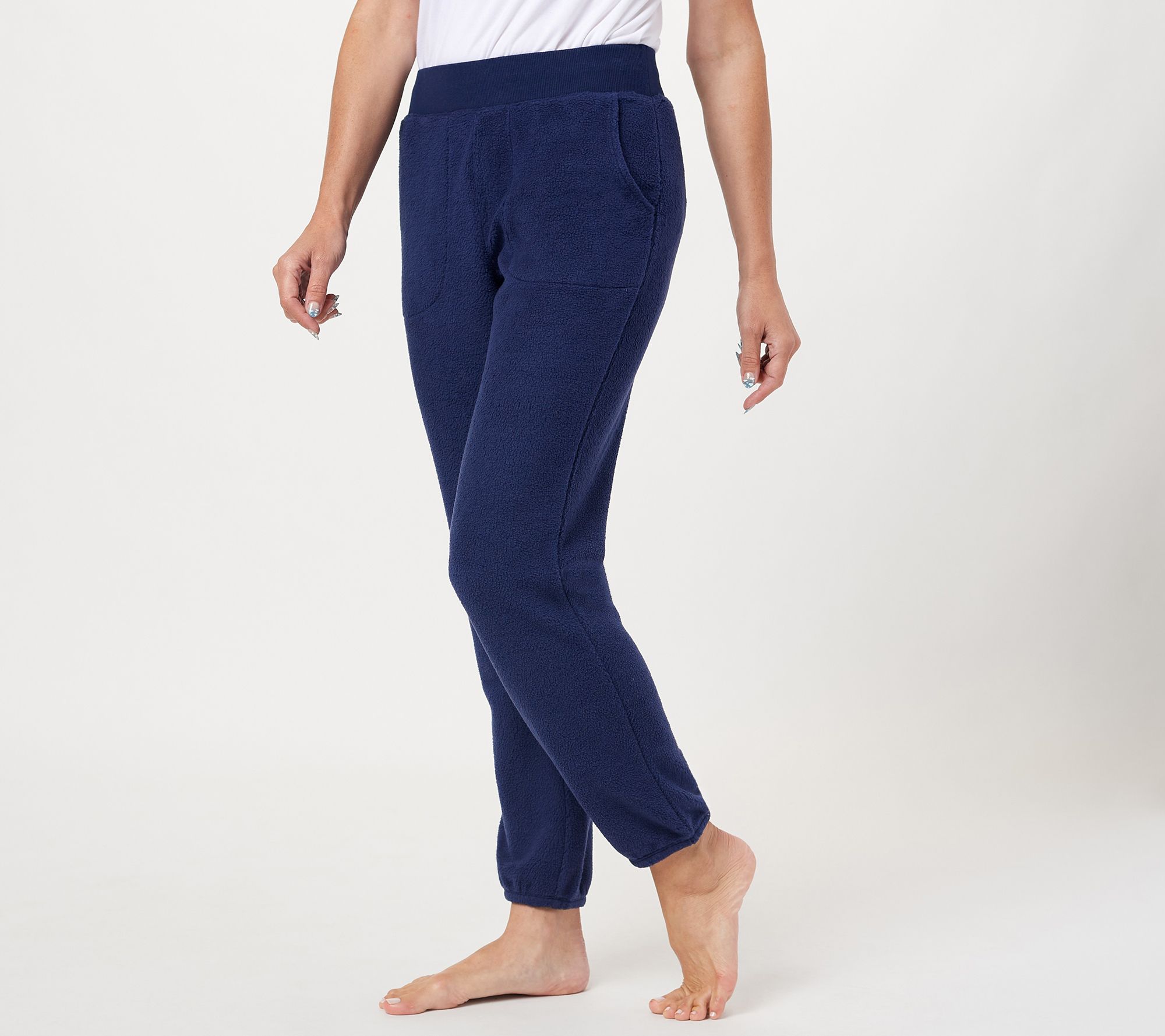 Denim & Co. Active Regular Pull-On Knit Jogger Pants - QVC.com