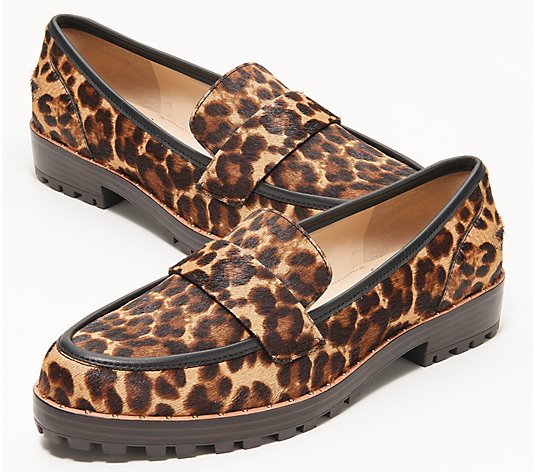 Vince Camuto Casual Animal Print Loafers - Golinda