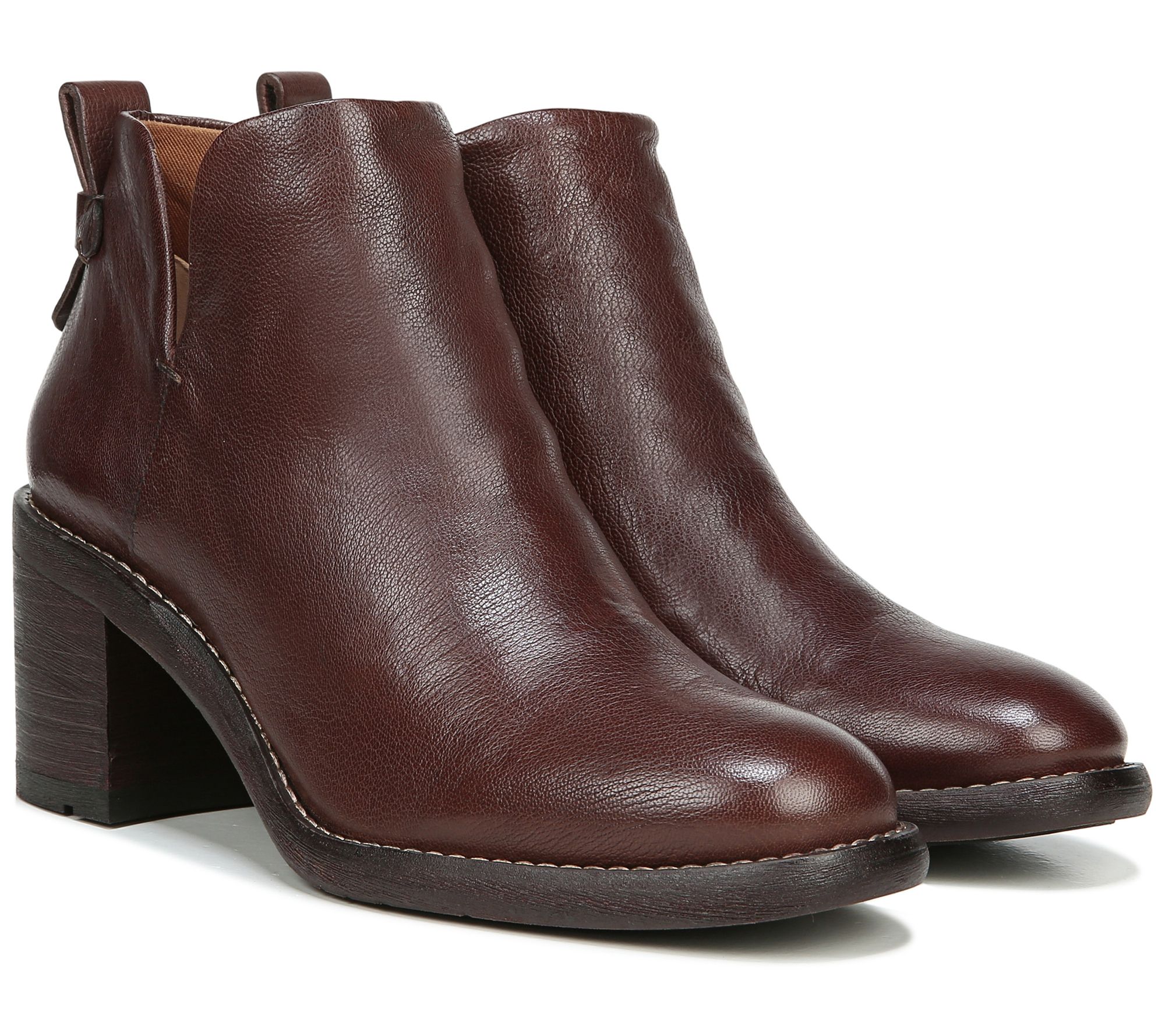 franco klora block heel bootie