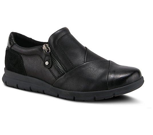 Spring Step Side Zip Slip-Ons - Maupouka