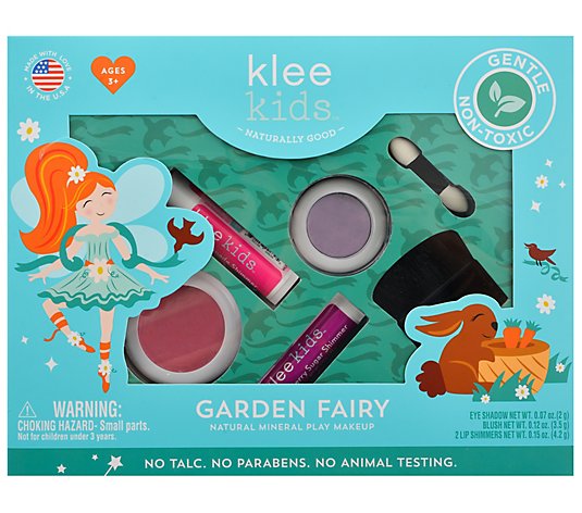 Klee Kids Naturals Garden Fairy Pressed PowderMakeup Set