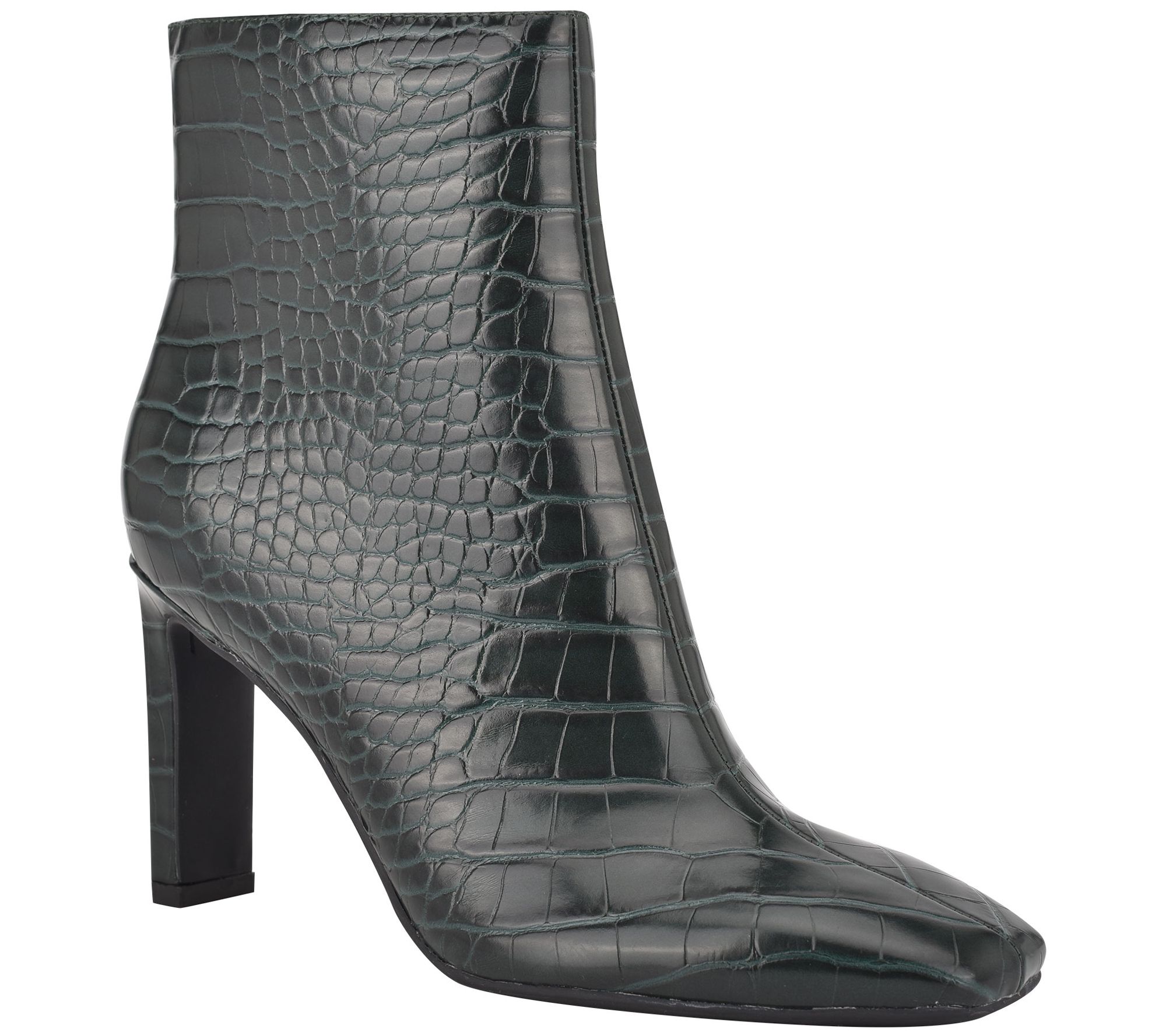 nine west square toe boots