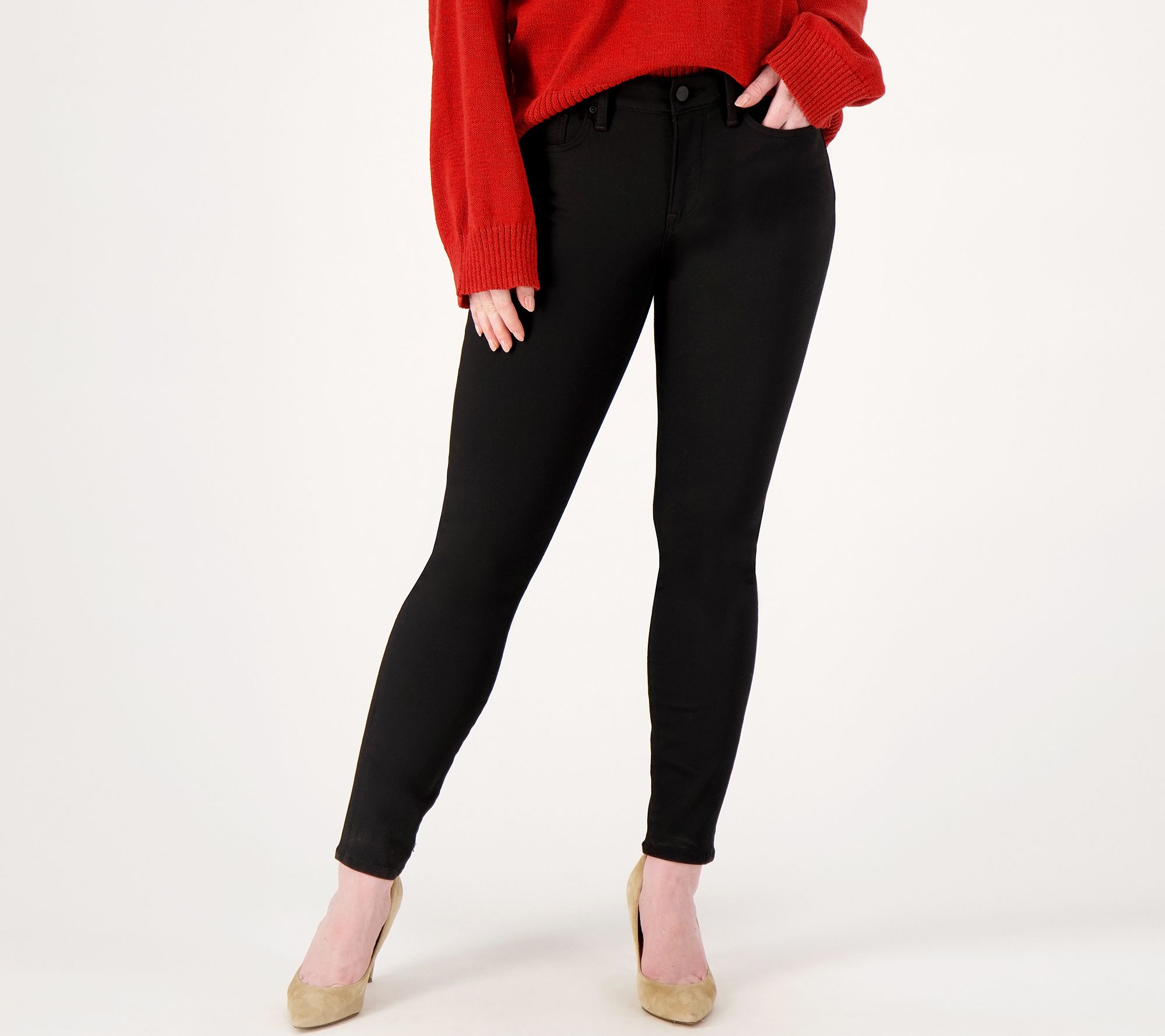 NYDJ Color Last Ami Skinny Jeans- Black Rinse 