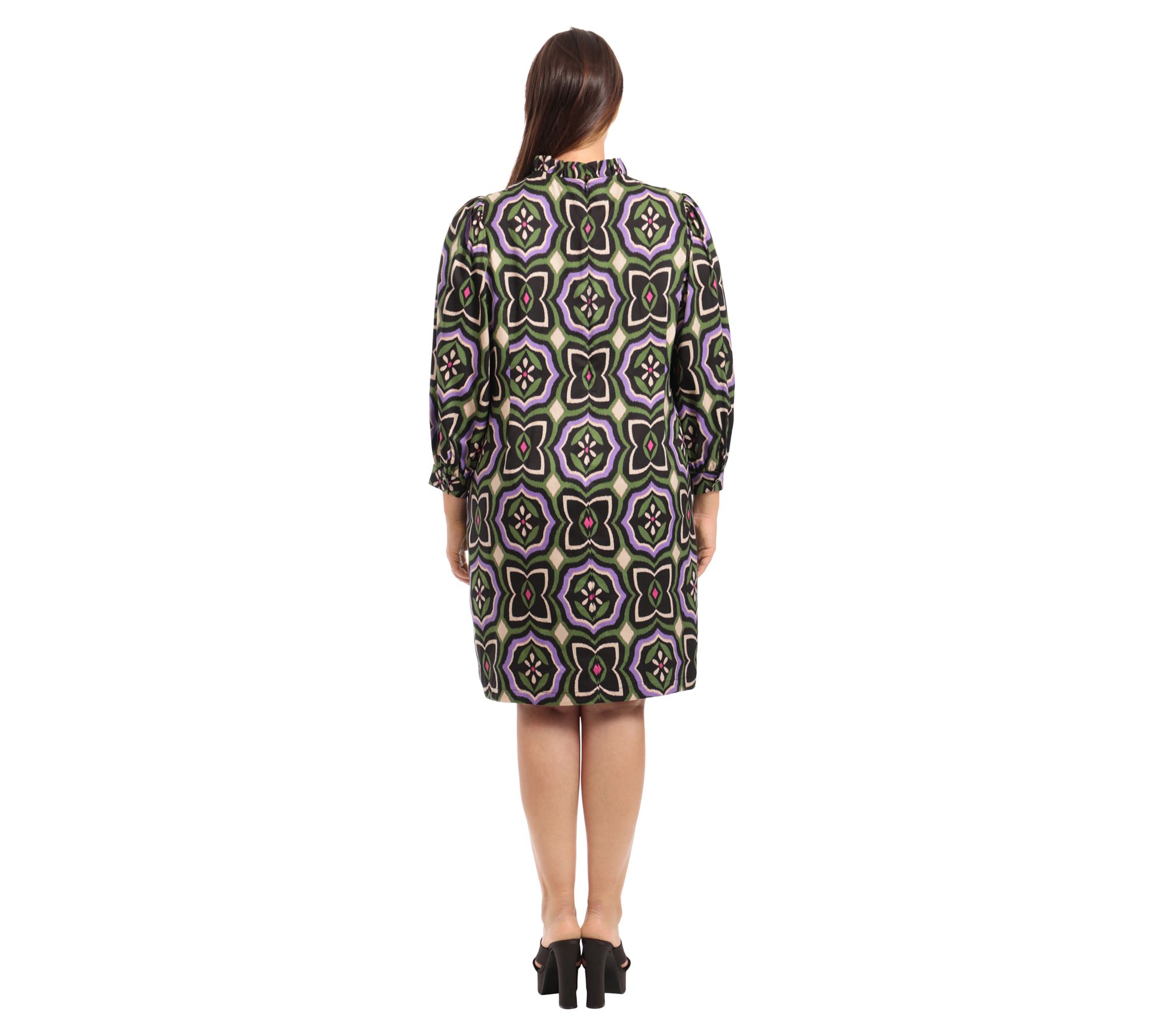 Donna Morgan Geo Pattern Mini Dress - QVC.com