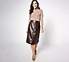 Denim & Co. Signature Regular Faux Leather Skirt, 2 of 4