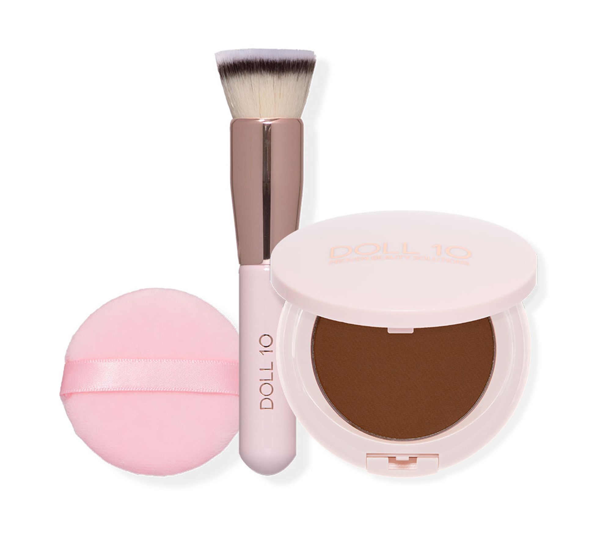 Doll 10 TCE Powder Foundation with Brush