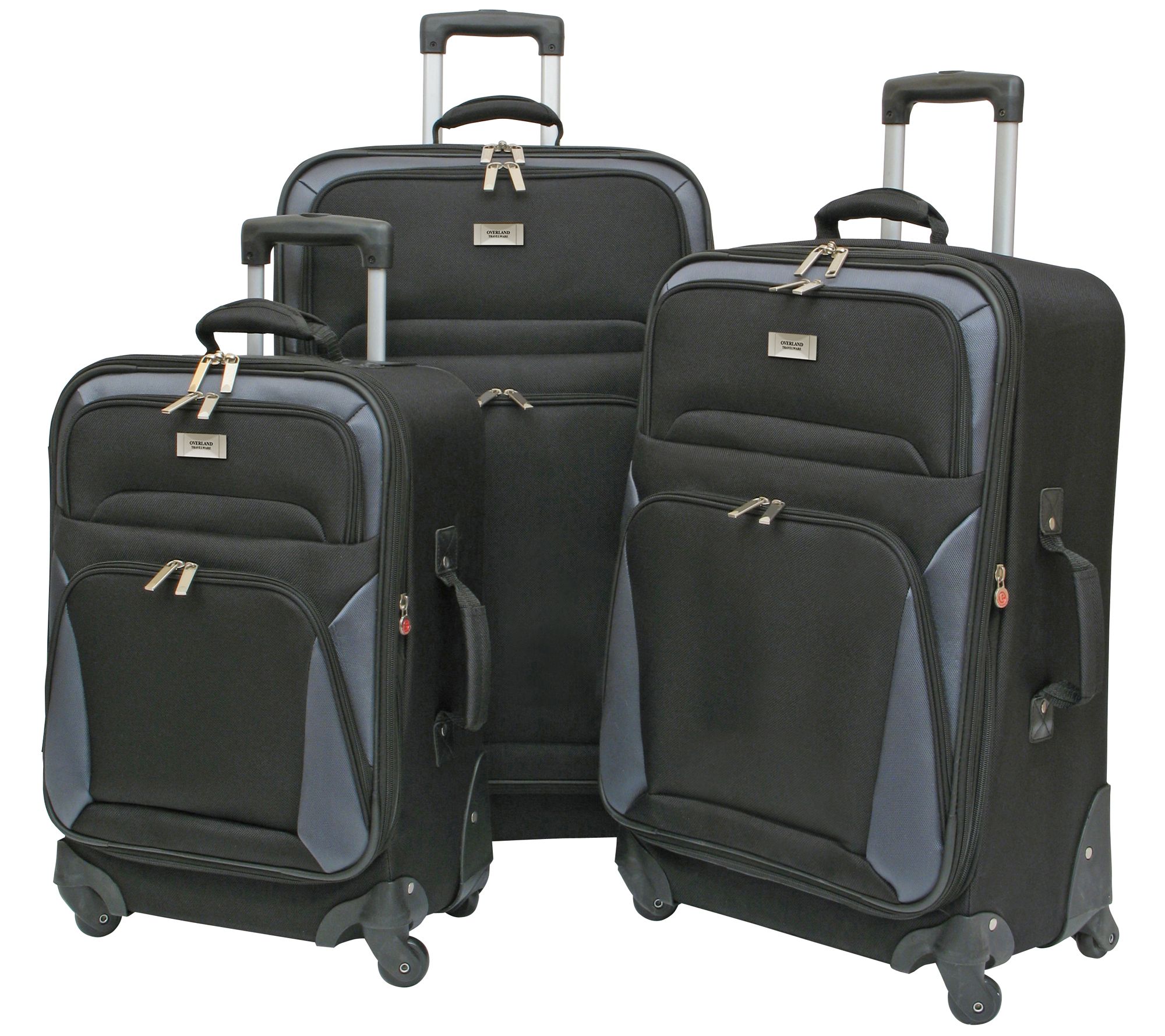 Geoffrey Beene Brentwood 3-pc. Softside LuggageSet - QVC.com