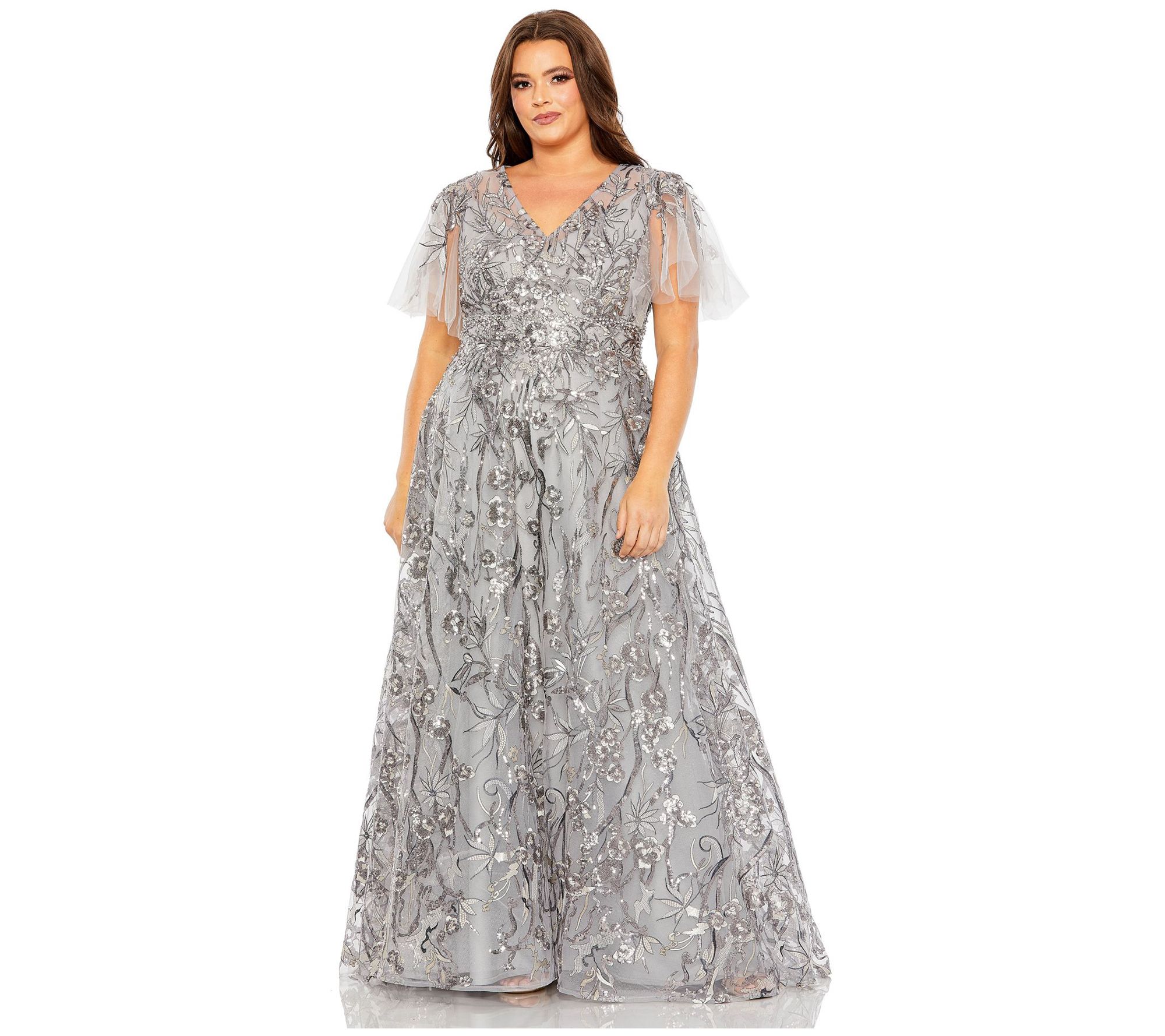 Mac duggal plus size mother of the sales bride dresses