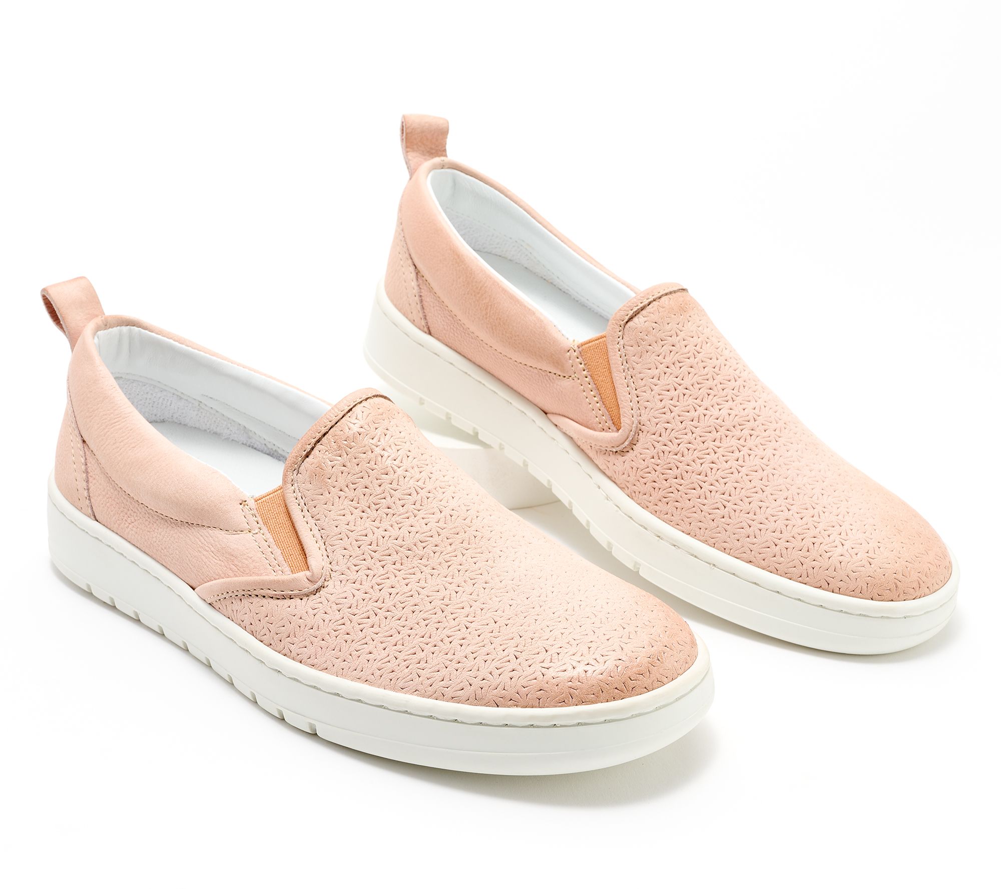 Miz Mooz Leather Slip-On Sneakers - Emersen - QVC.com