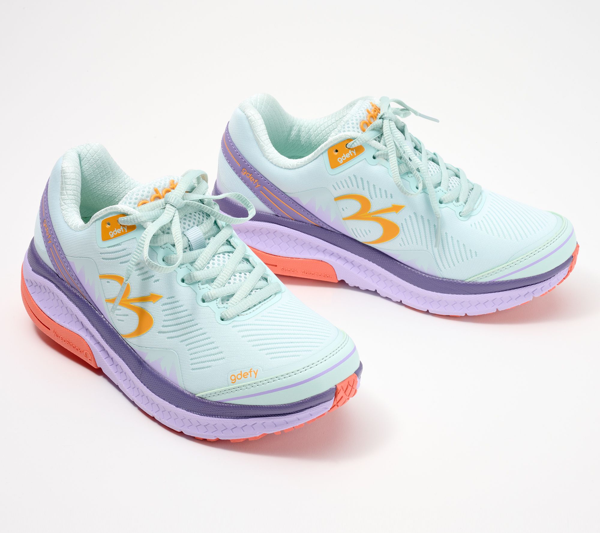 "As Is" GDEFY VersoShock Orthotic Walking Sneaker - Mighty Walk