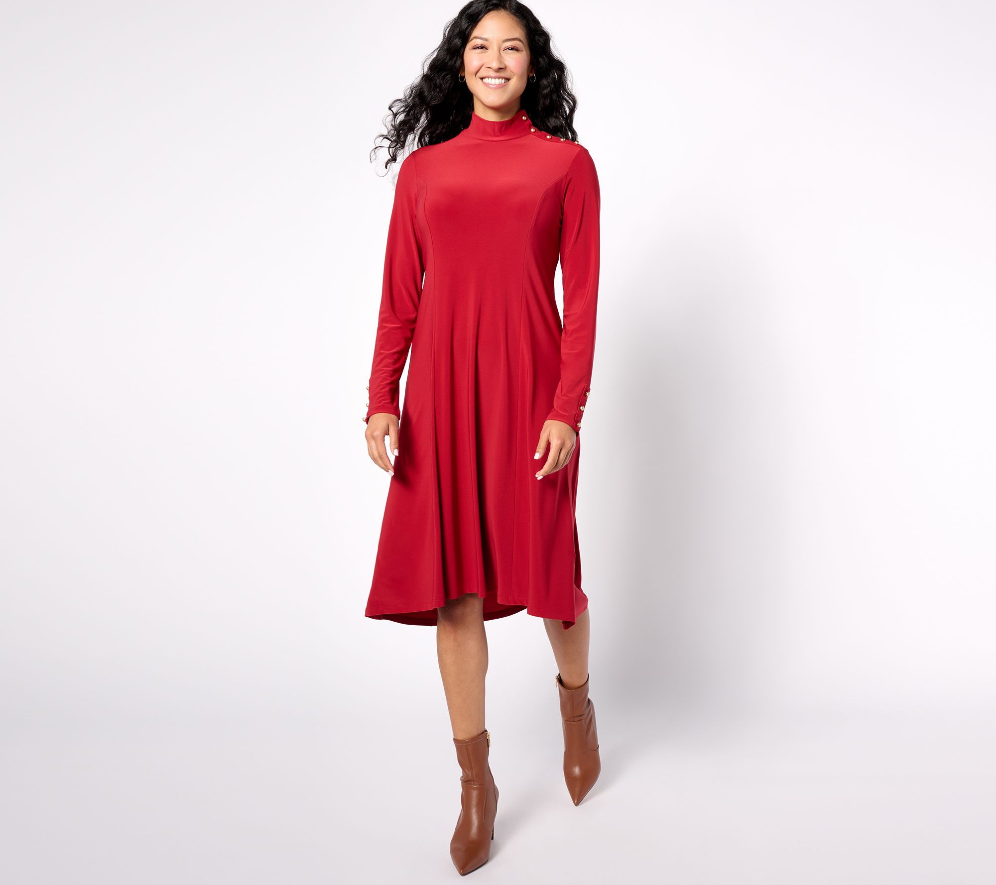 Qvc hot sale red dresses