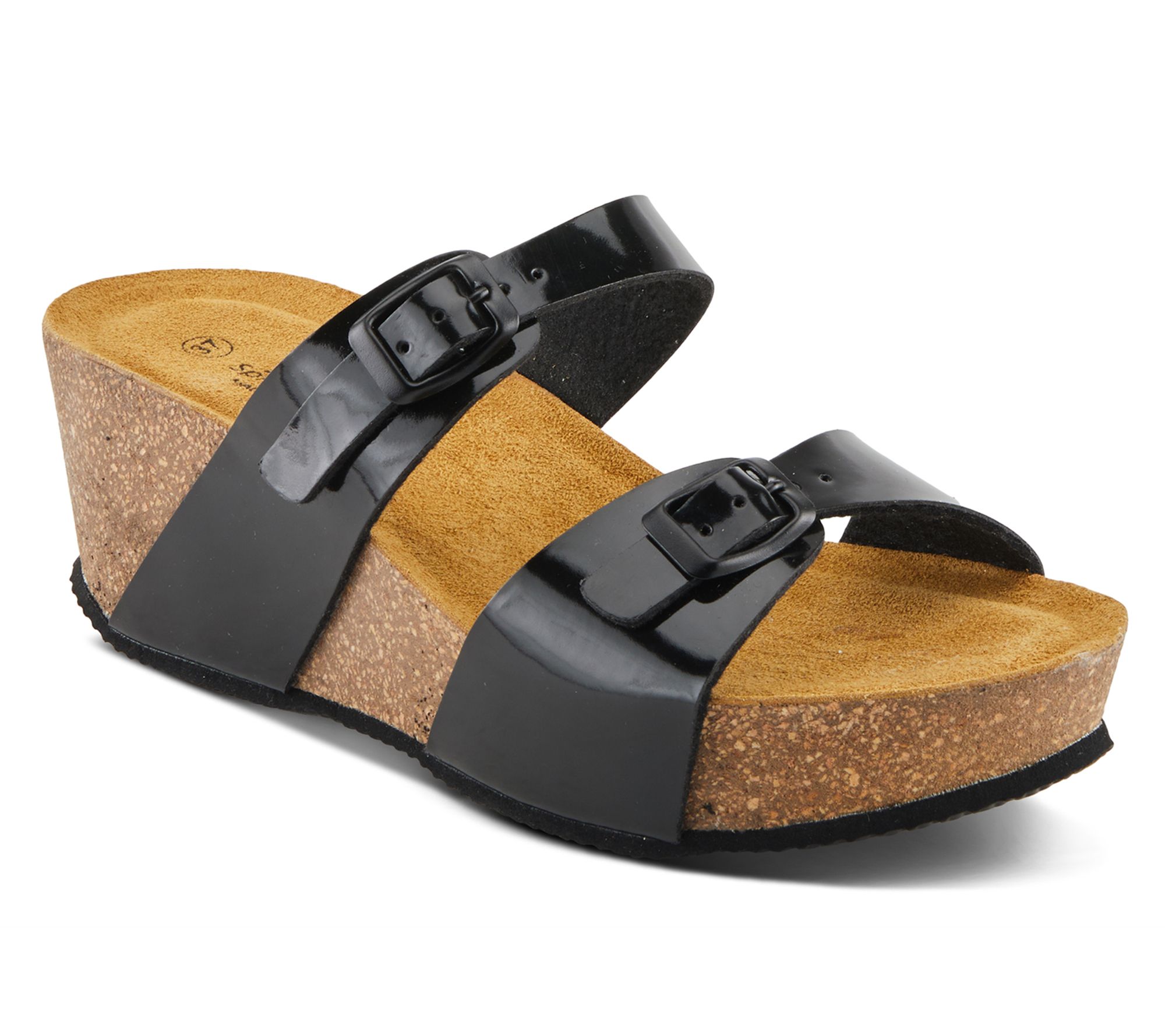 Spring Step Slide Wedge Sandals - Bynum